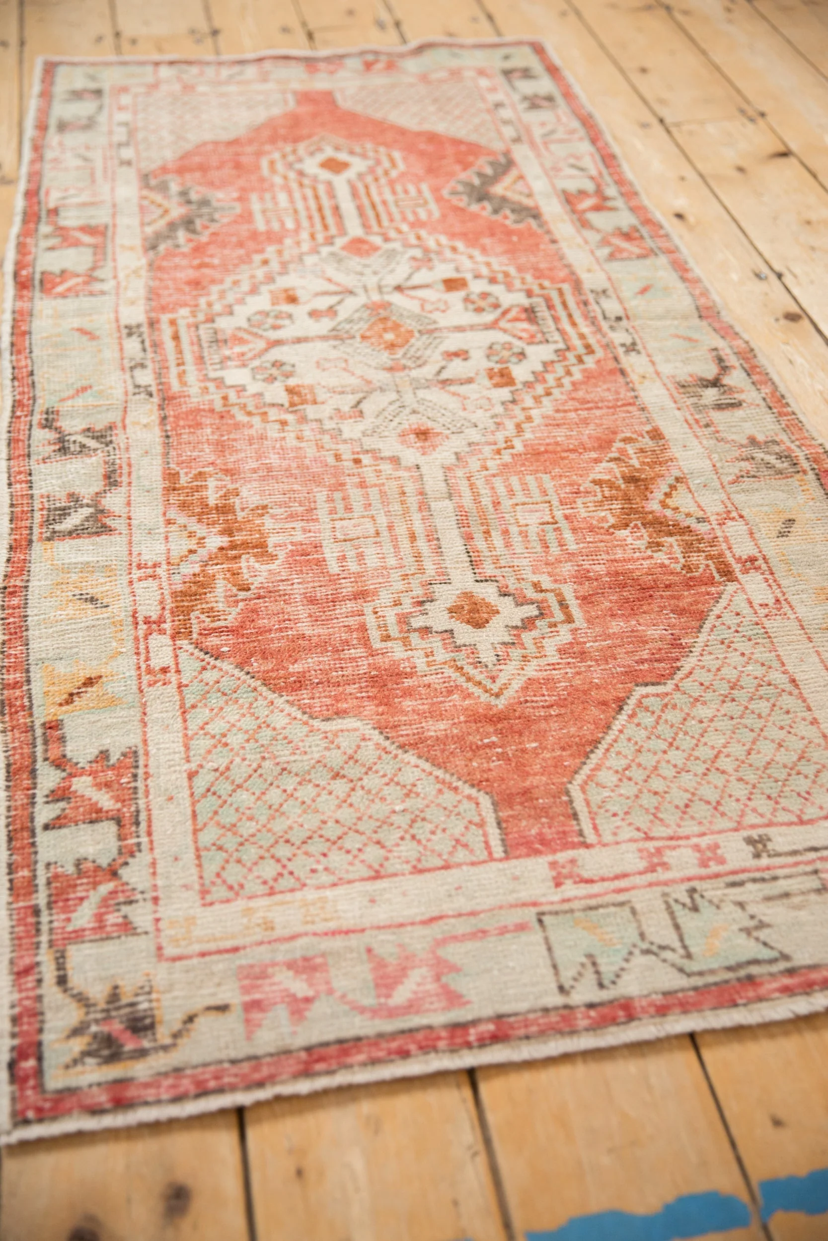 2.5x5.5 Vintage Distressed Oushak Rug Runner - Image 5