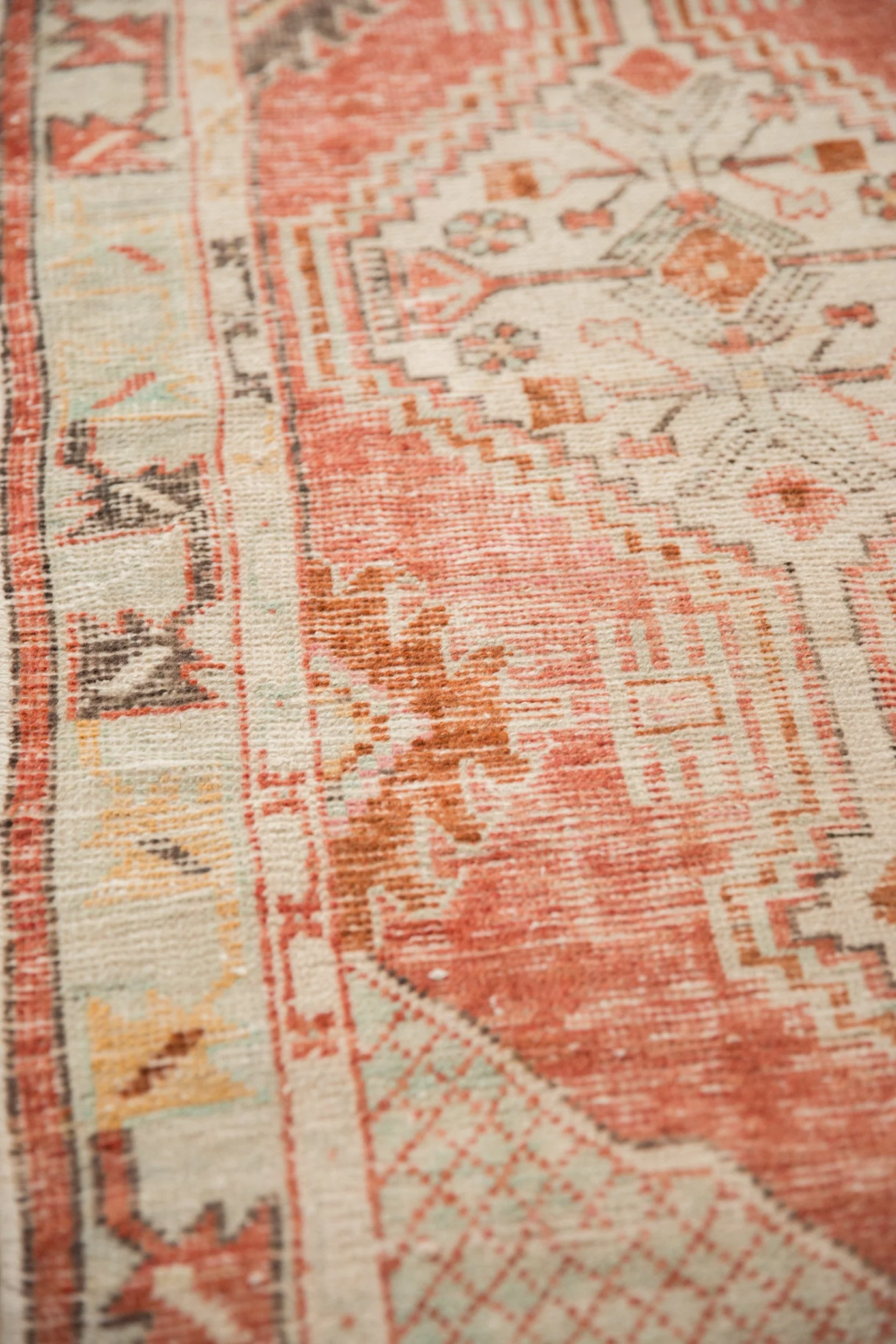 2.5x5.5 Vintage Distressed Oushak Rug Runner - Image 6