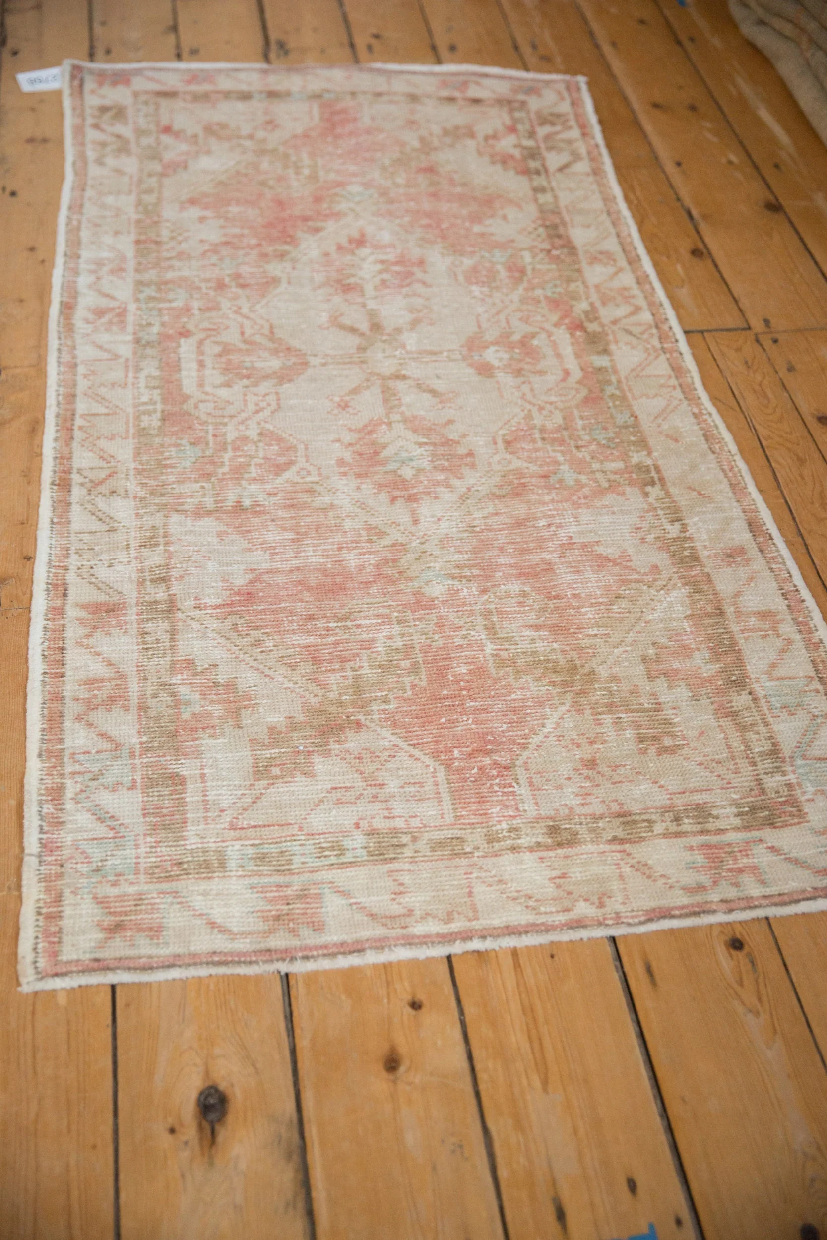 2.5x5.5 Vintage Distressed Oushak Rug Runner - Image 4