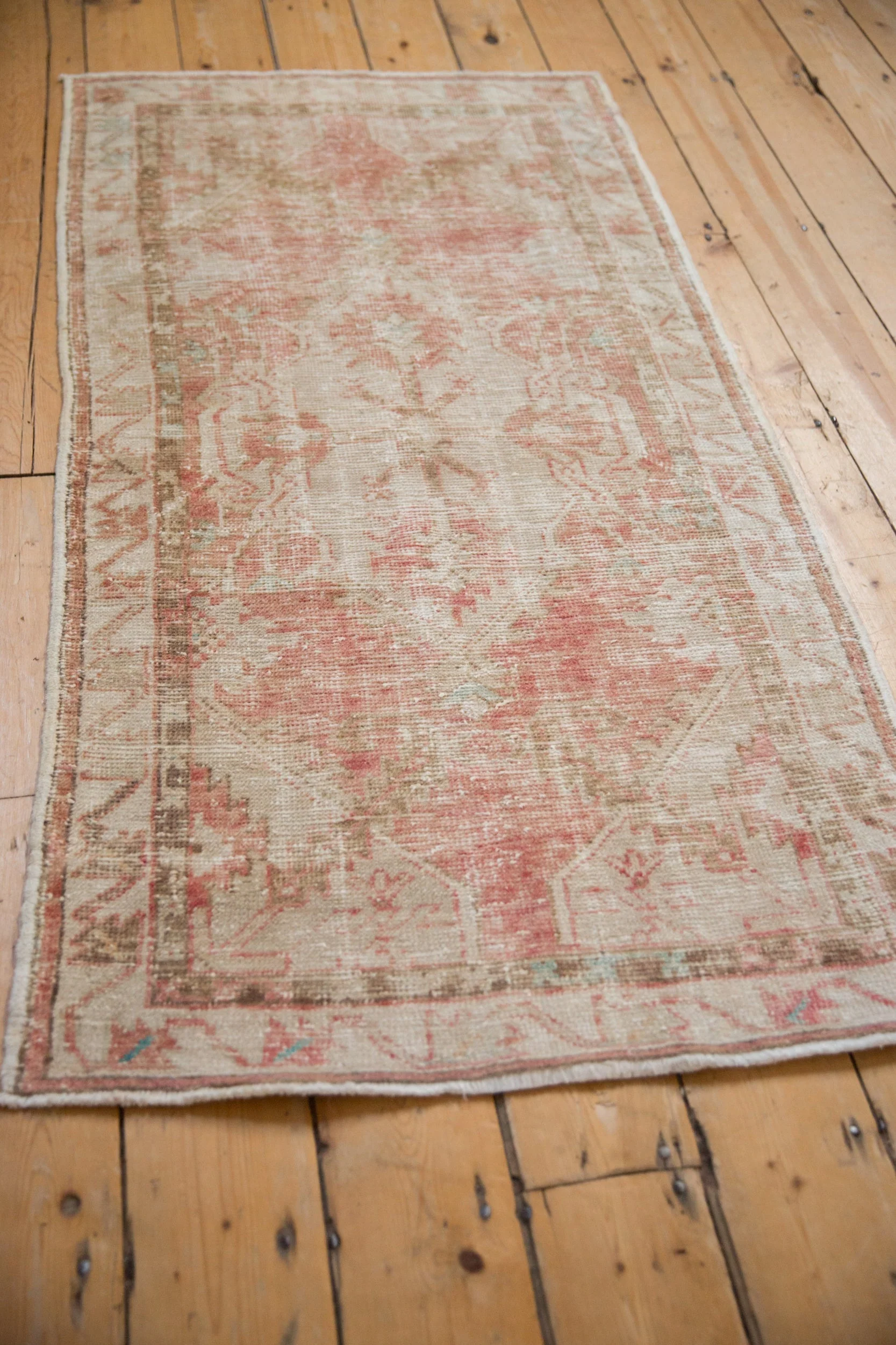 2.5x5.5 Vintage Distressed Oushak Rug Runner - Image 5