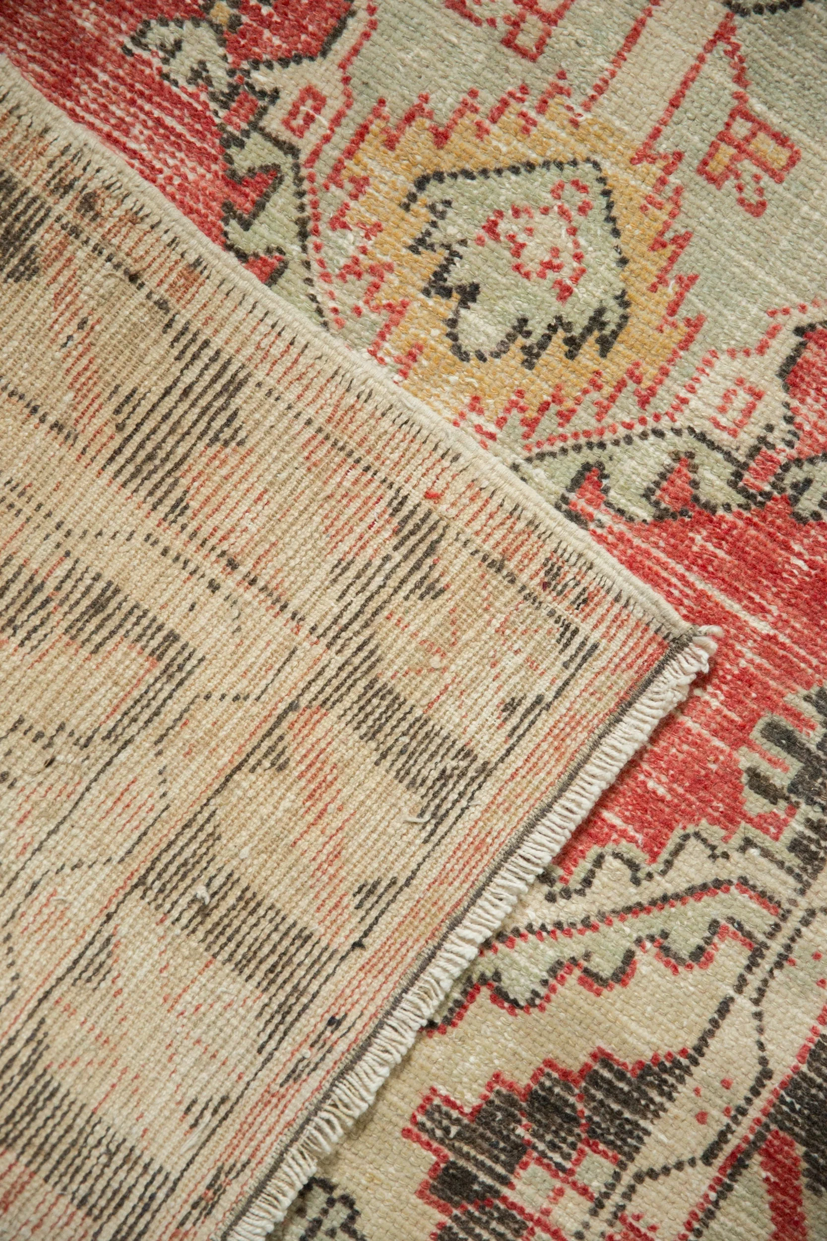 2.5x5.5 Vintage Distressed Oushak Rug Runner - Image 10