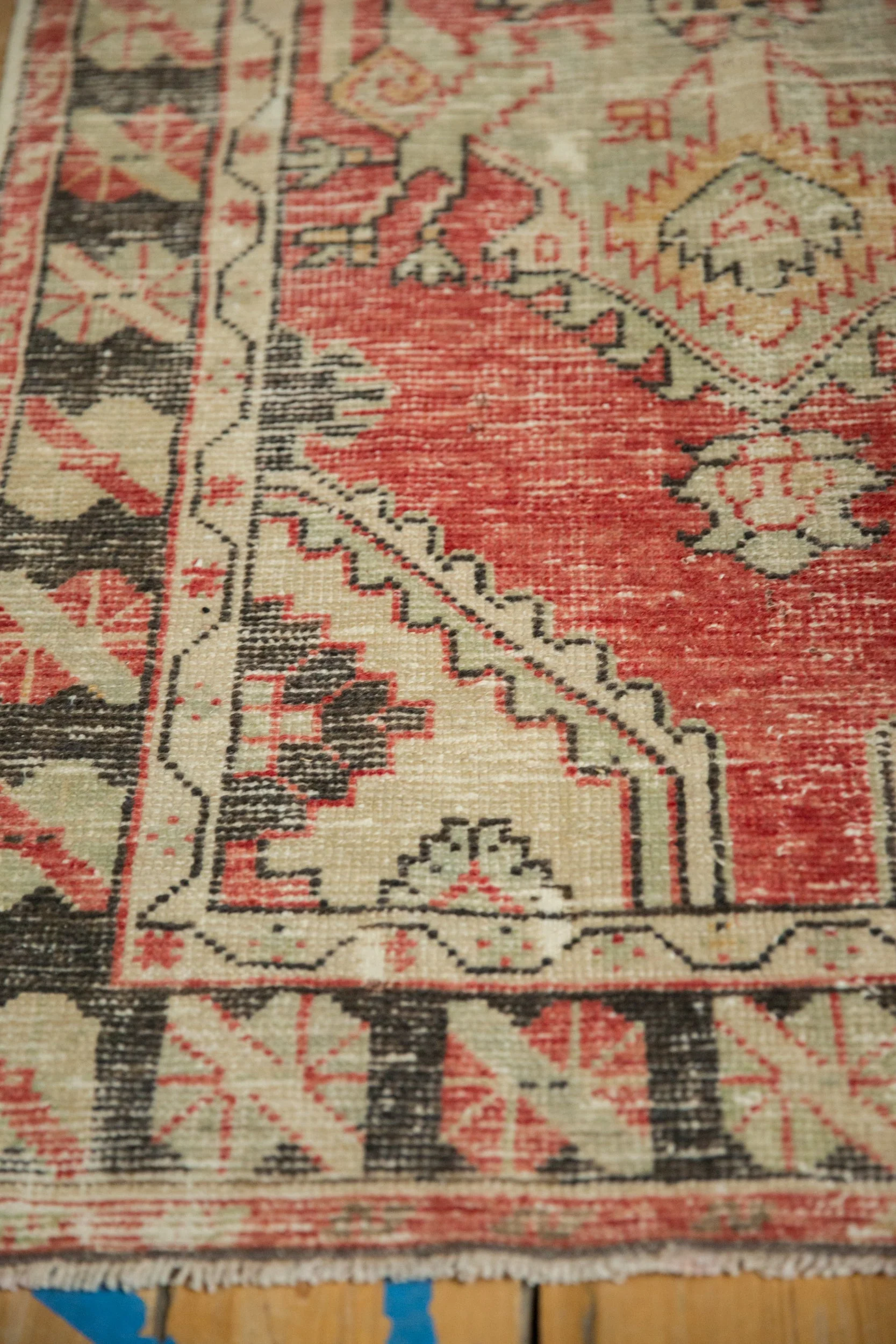 2.5x5.5 Vintage Distressed Oushak Rug Runner - Image 5