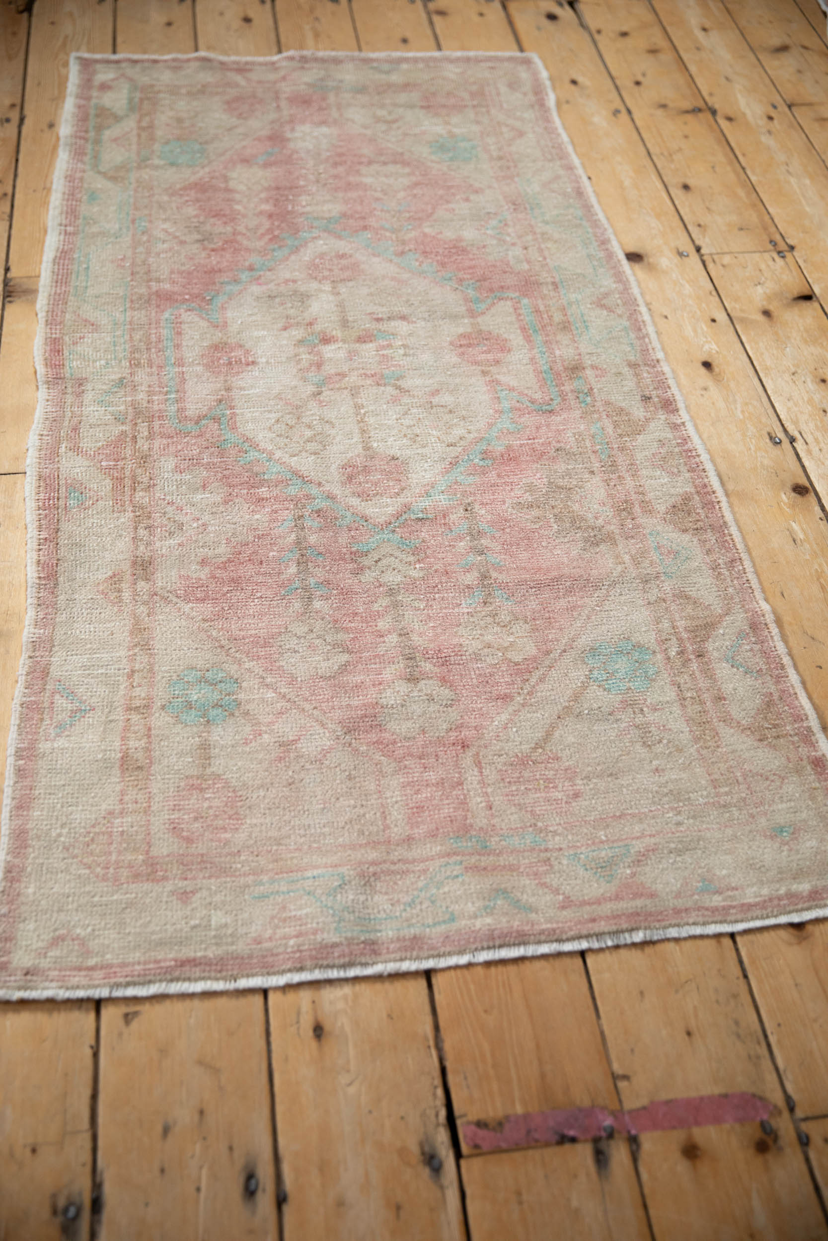 2.5x5.5 Vintage Distressed Oushak Rug Runner - Image 6