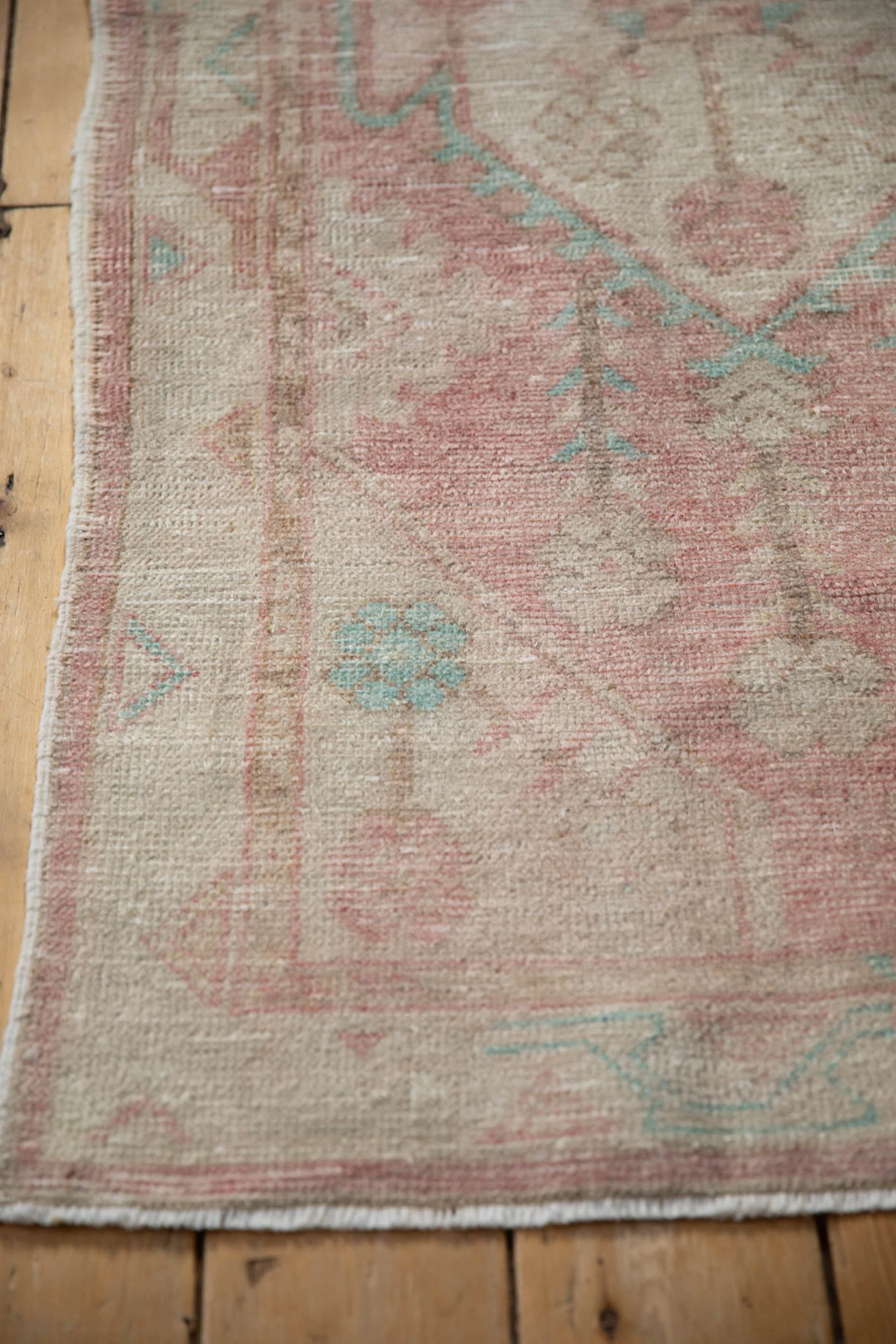 2.5x5.5 Vintage Distressed Oushak Rug Runner - Image 7