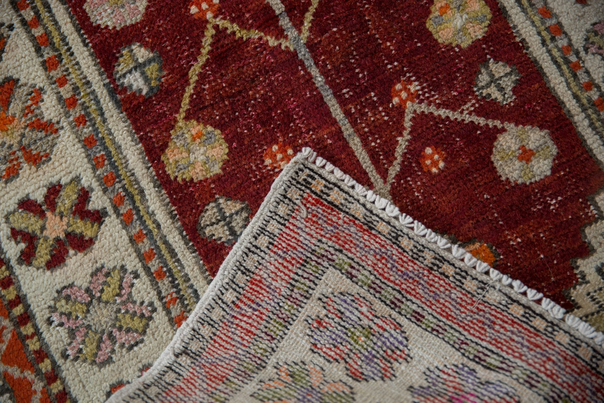 2.5x5.5 Vintage Distressed Oushak Rug Runner - Image 10