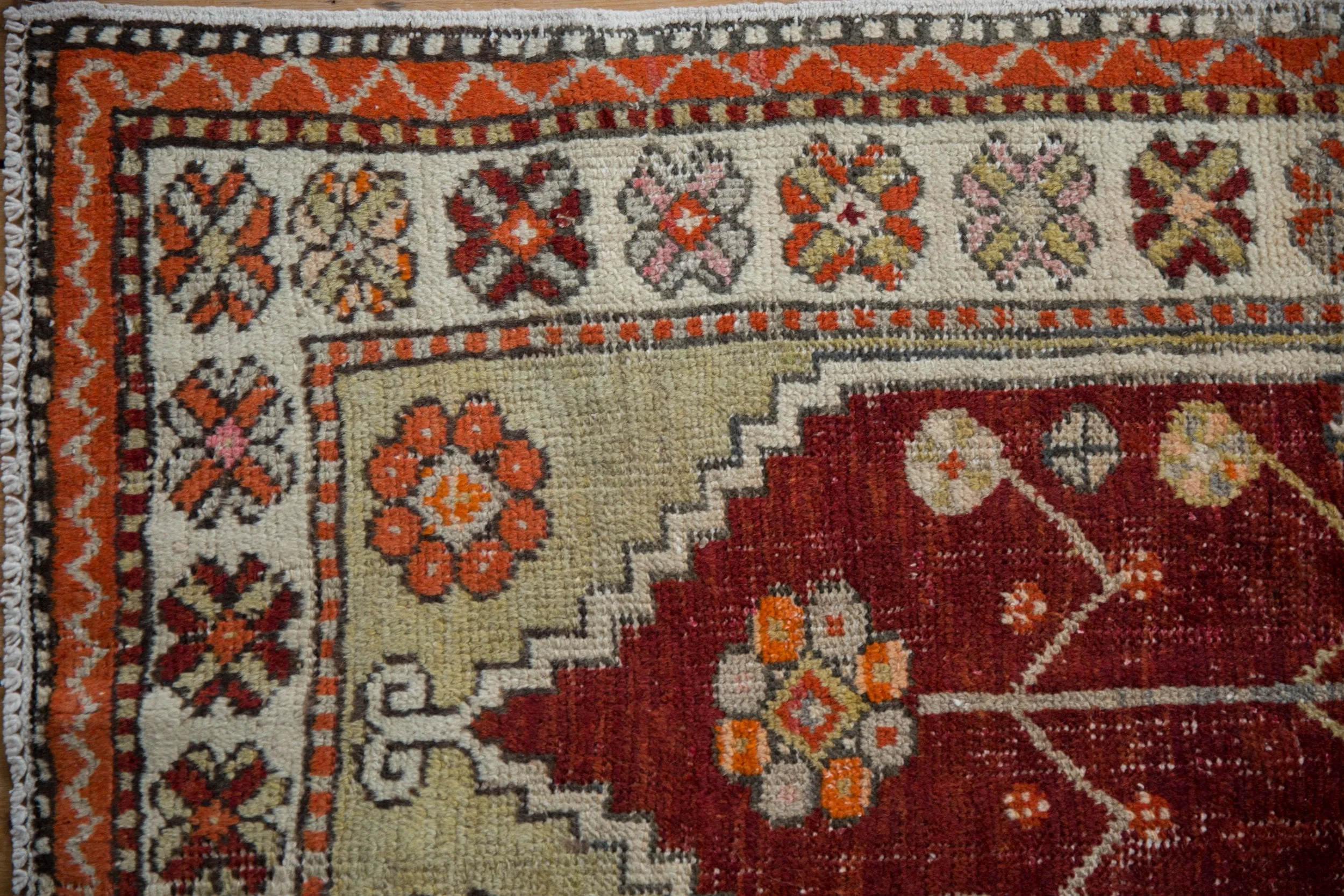 2.5x5.5 Vintage Distressed Oushak Rug Runner - Image 5