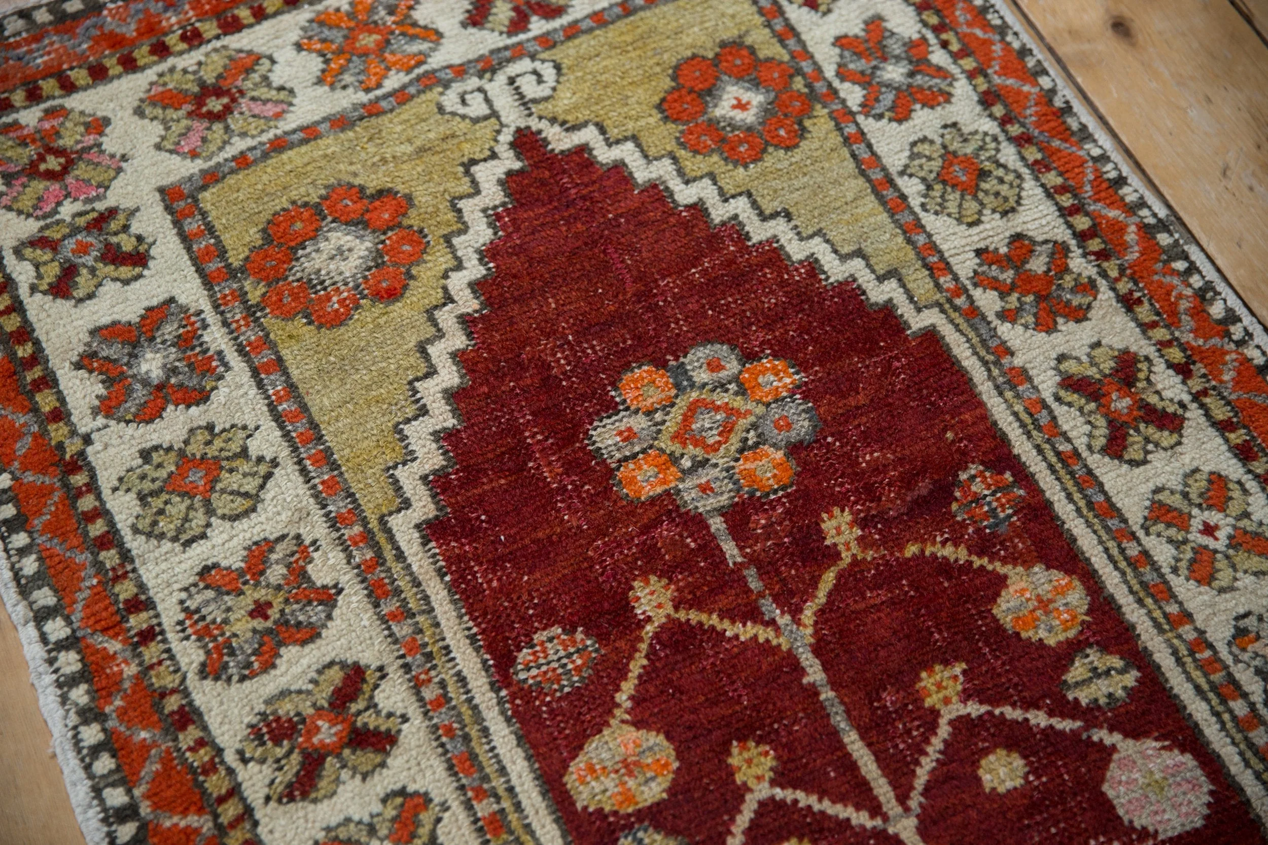 2.5x5.5 Vintage Distressed Oushak Rug Runner - Image 8