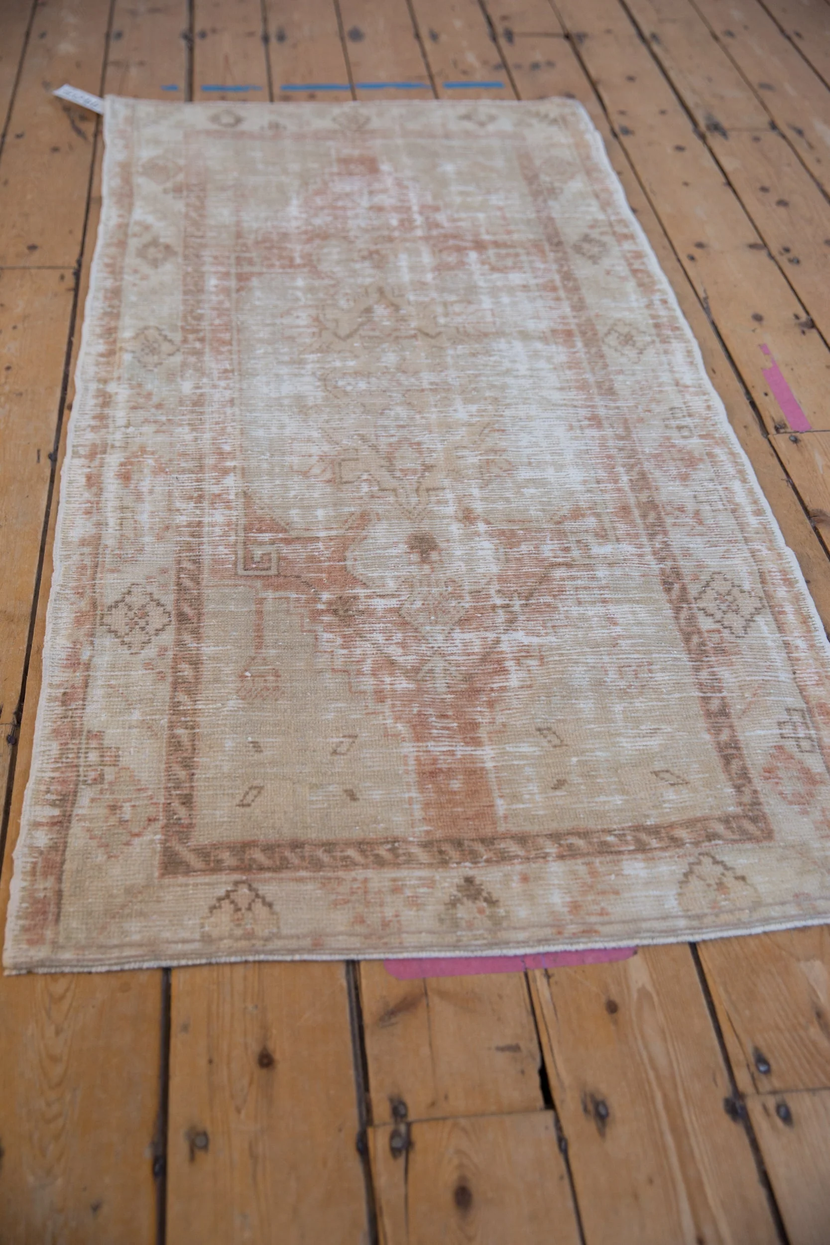 2.5x5.5 Vintage Distressed Oushak Rug Runner - Image 3