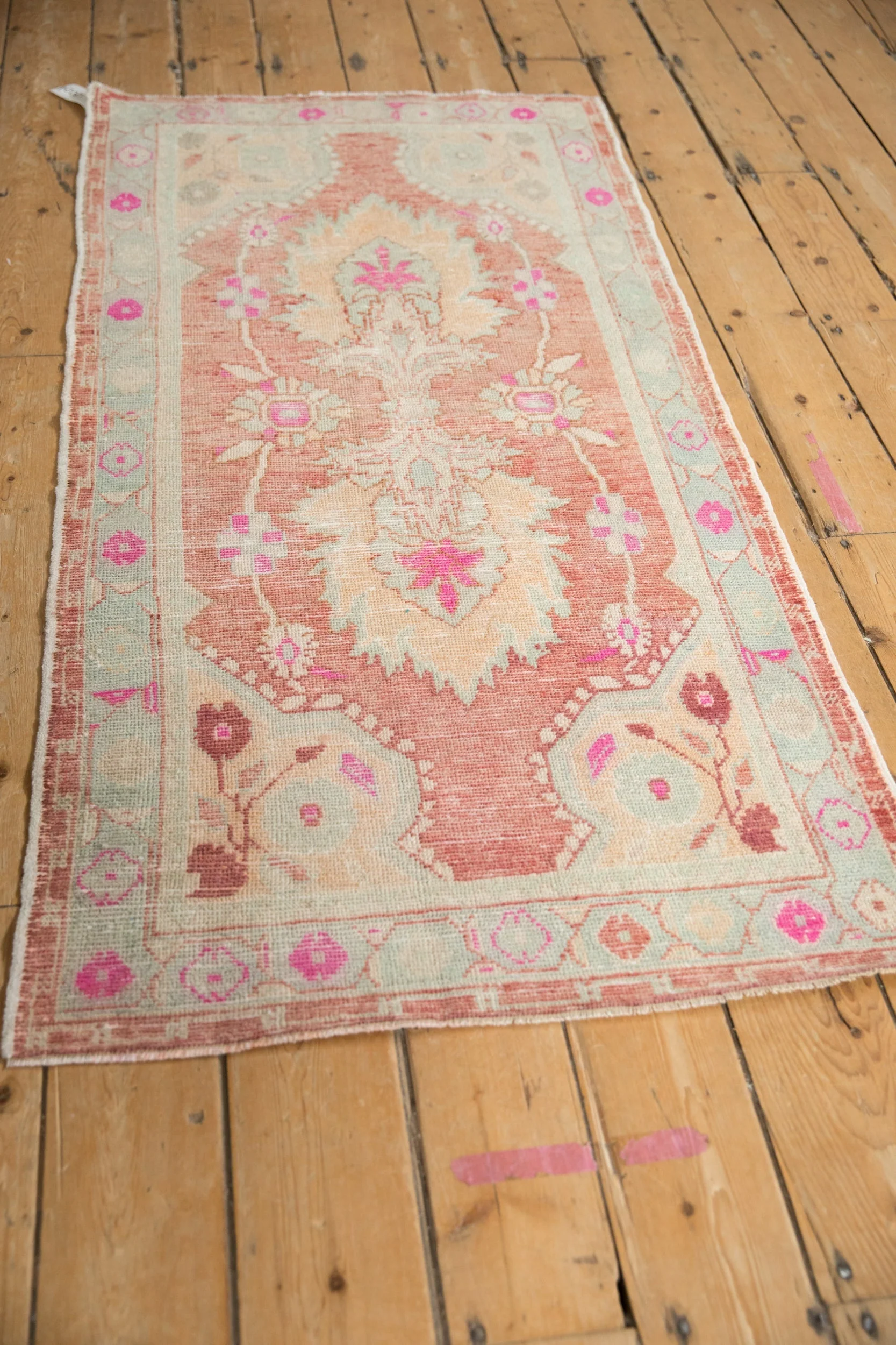 2.5x5.5 Vintage Distressed Oushak Rug Runner - Image 4