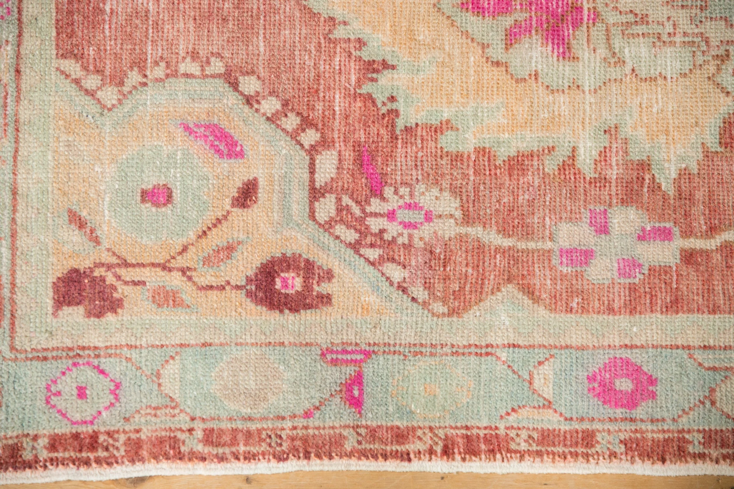 2.5x5.5 Vintage Distressed Oushak Rug Runner - Image 8