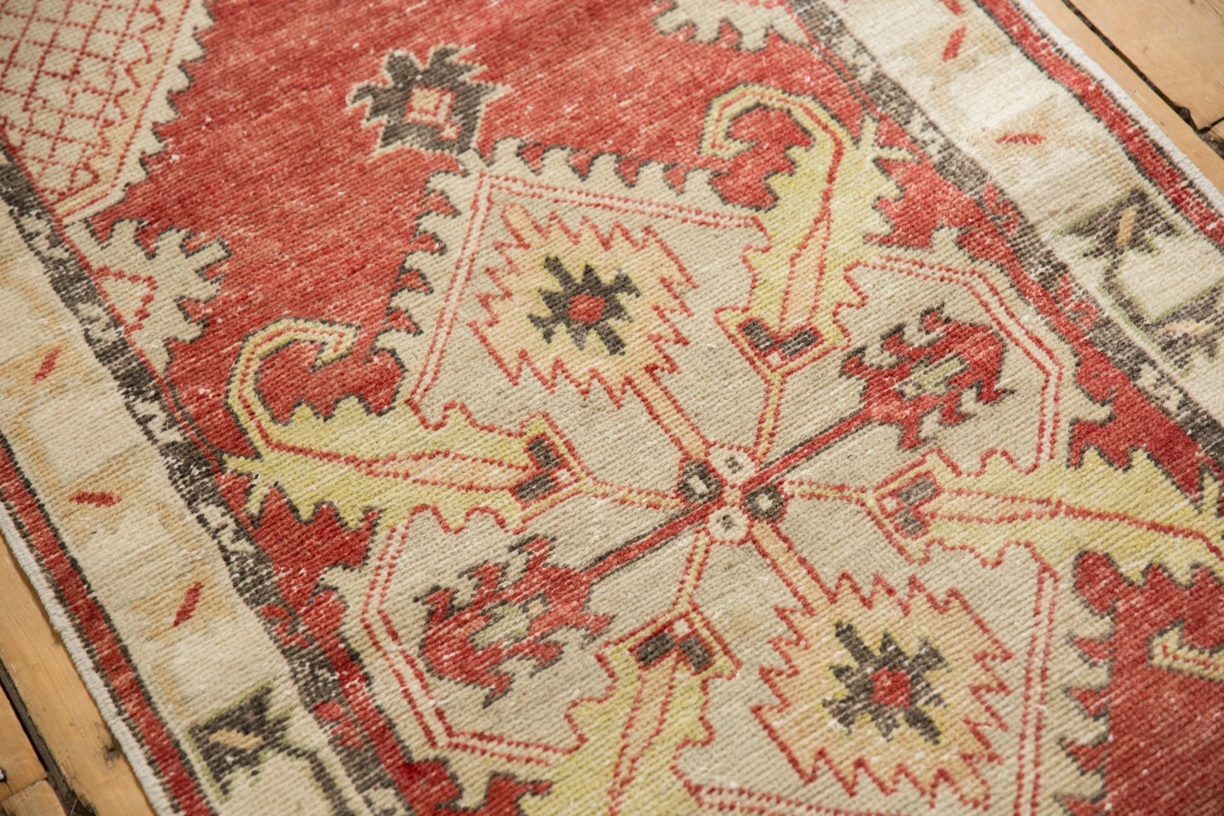 2.5x5.5 Vintage Distressed Oushak Rug Runner - Image 6