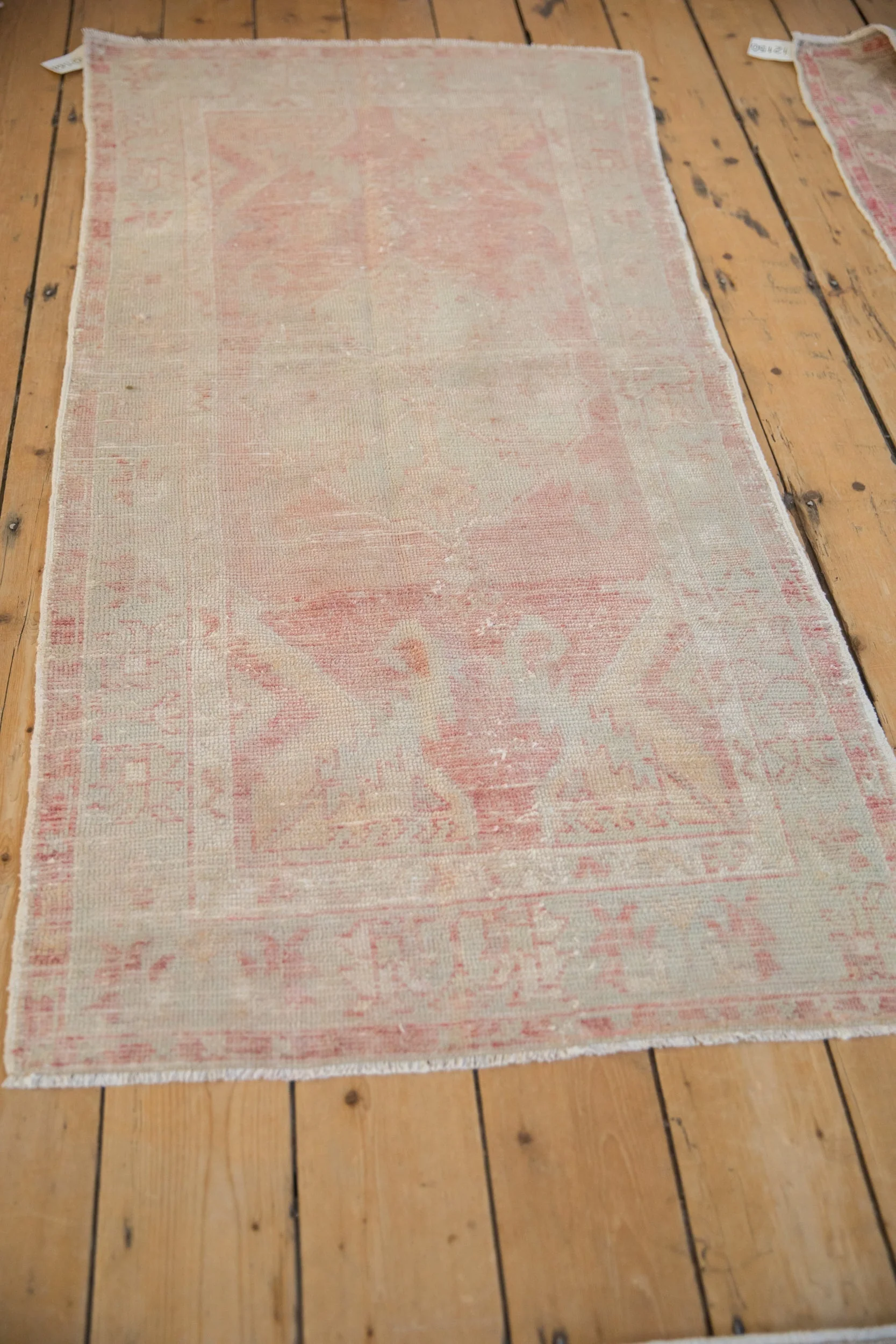 2.5x5.5 Vintage Distressed Oushak Rug Runner - Image 4