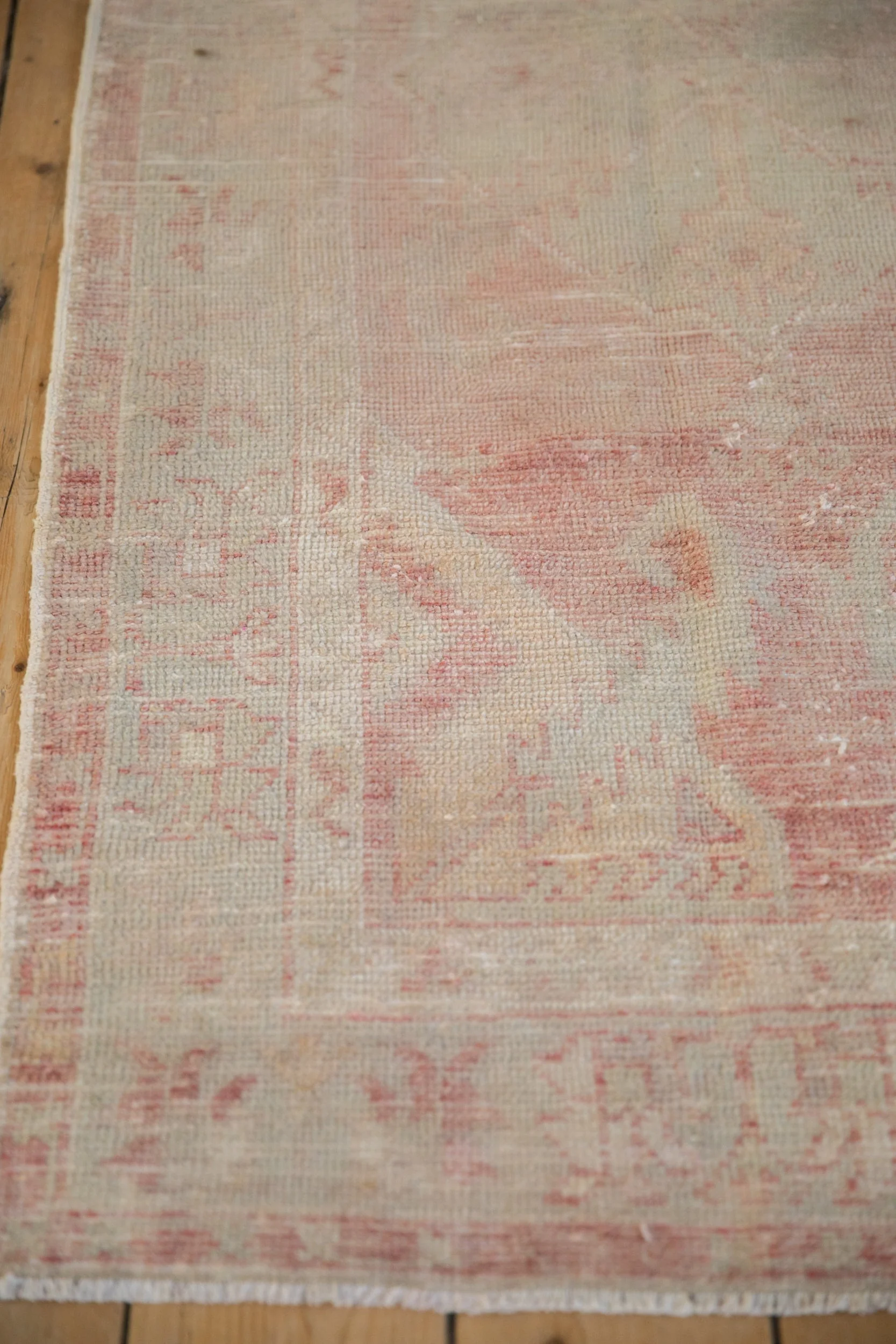 2.5x5.5 Vintage Distressed Oushak Rug Runner - Image 5