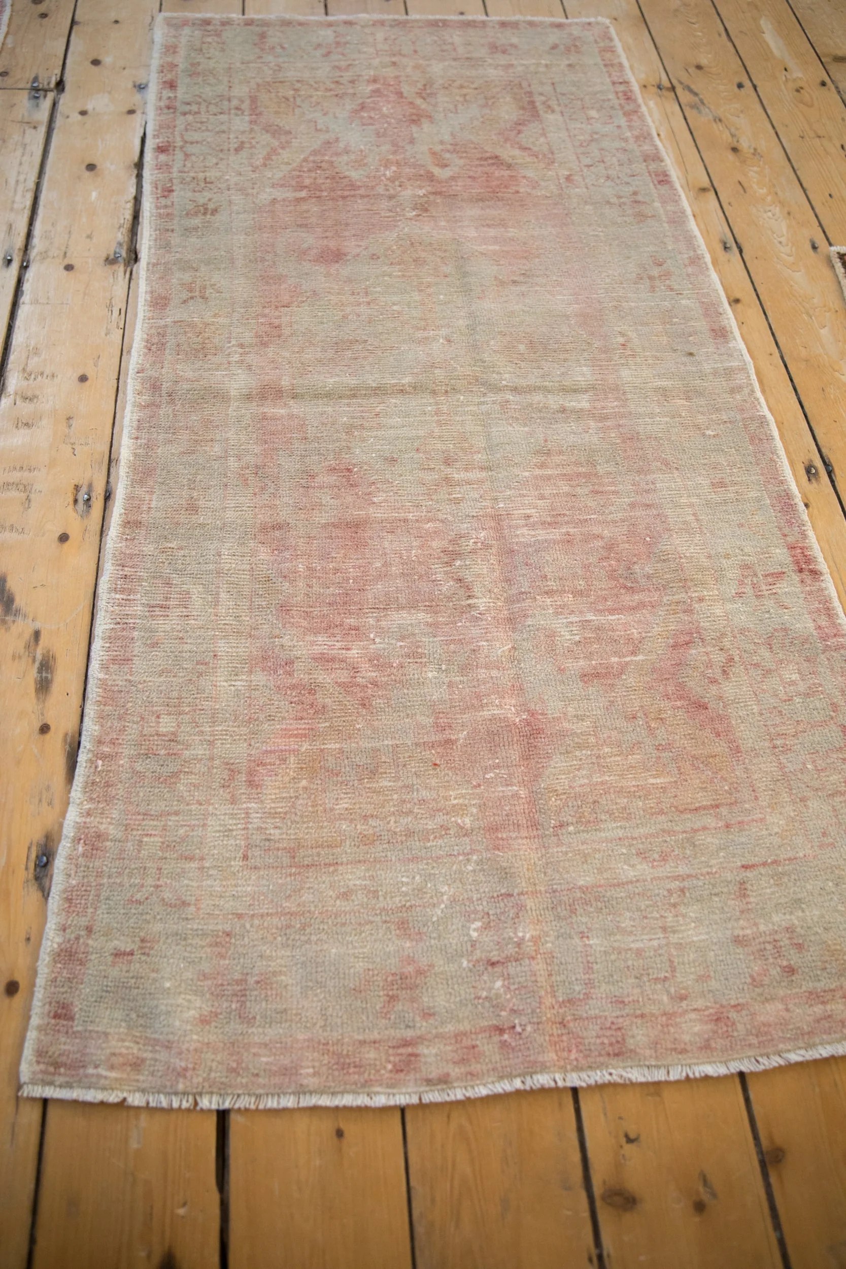 2.5x5.5 Vintage Distressed Oushak Rug Runner - Image 6