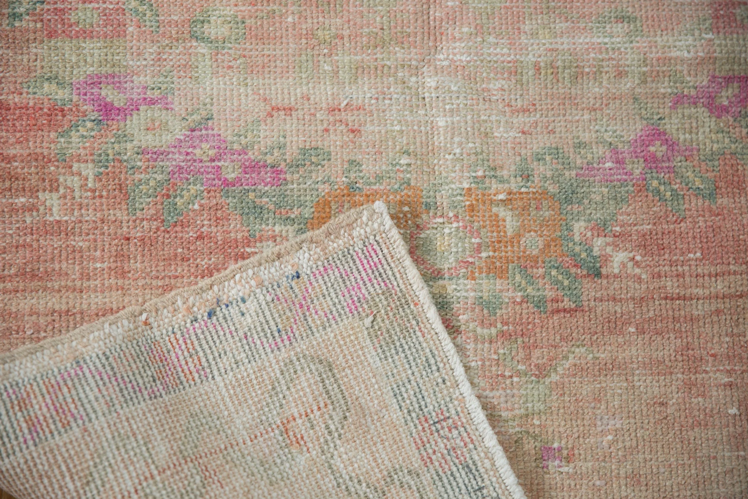2.5x5.5 Vintage Distressed Oushak Rug Runner - Image 10