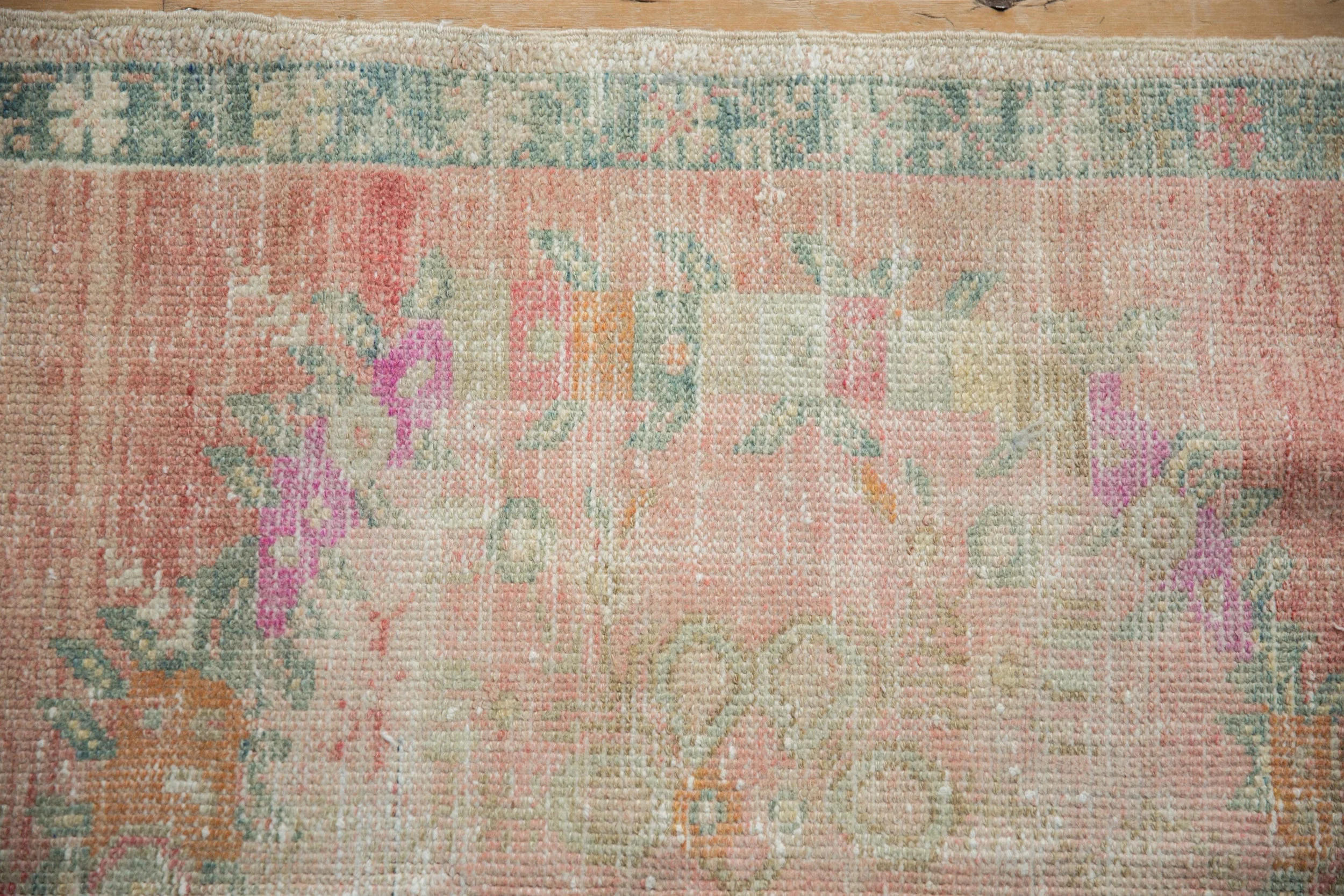 2.5x5.5 Vintage Distressed Oushak Rug Runner - Image 3