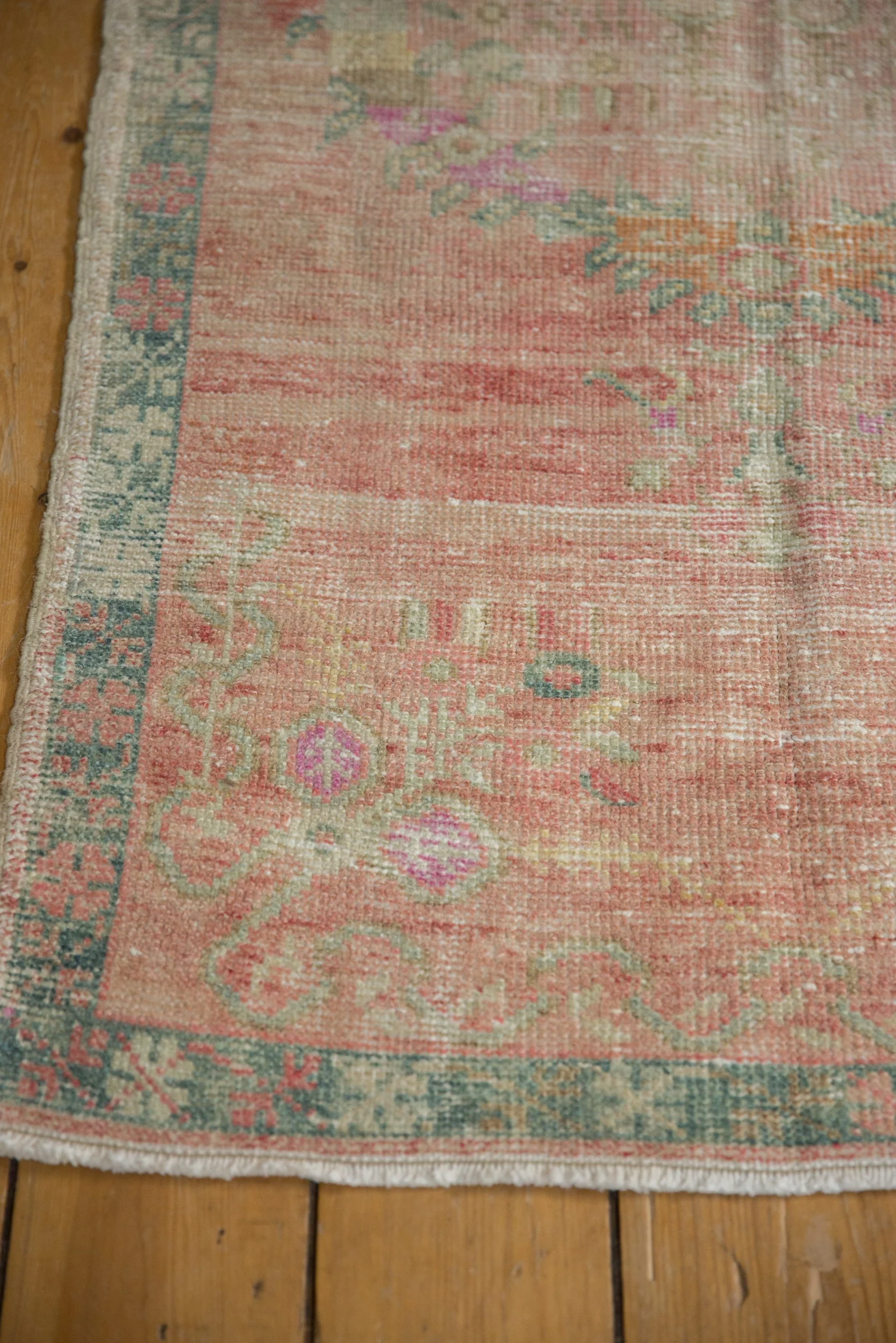 2.5x5.5 Vintage Distressed Oushak Rug Runner - Image 5