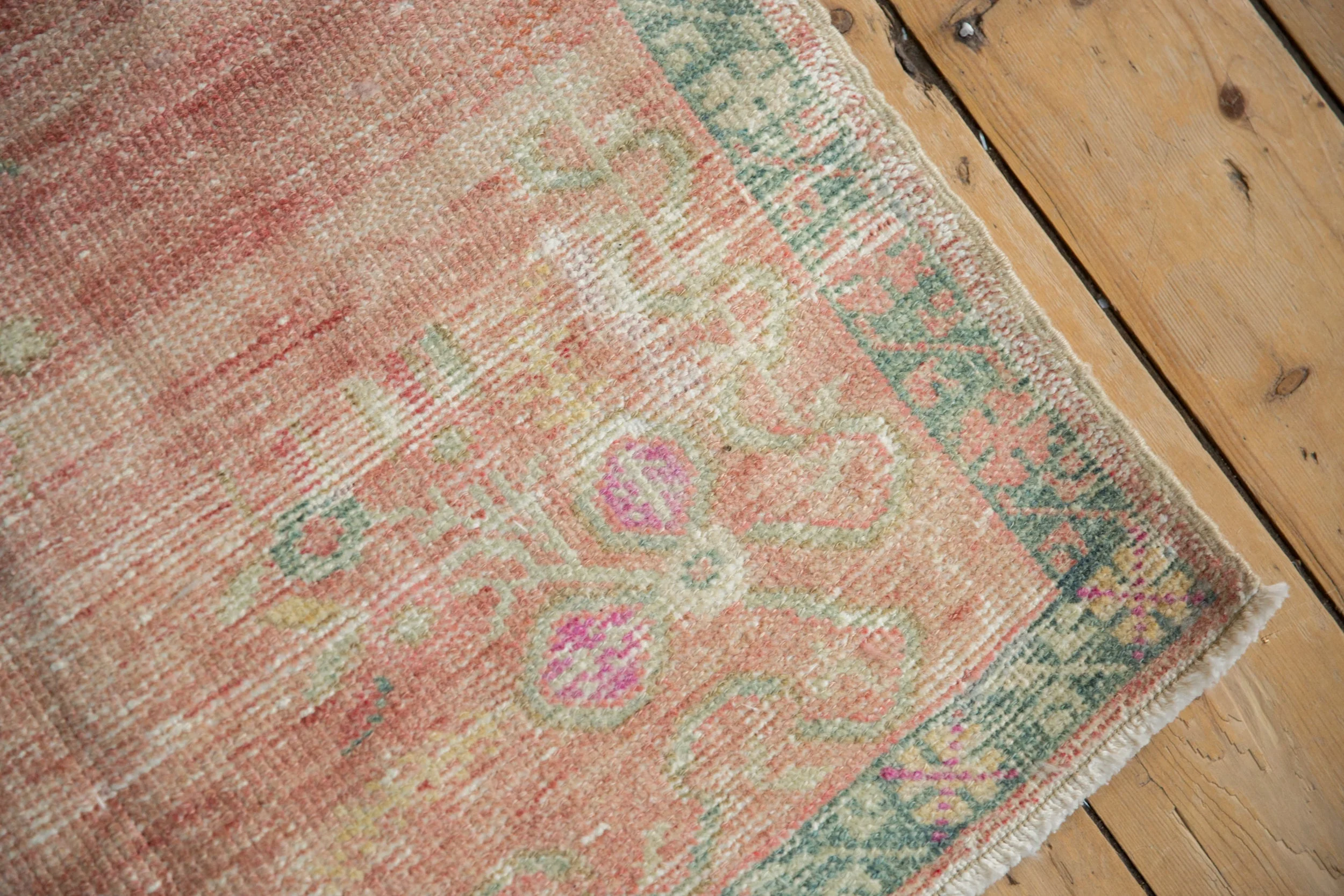 2.5x5.5 Vintage Distressed Oushak Rug Runner - Image 6