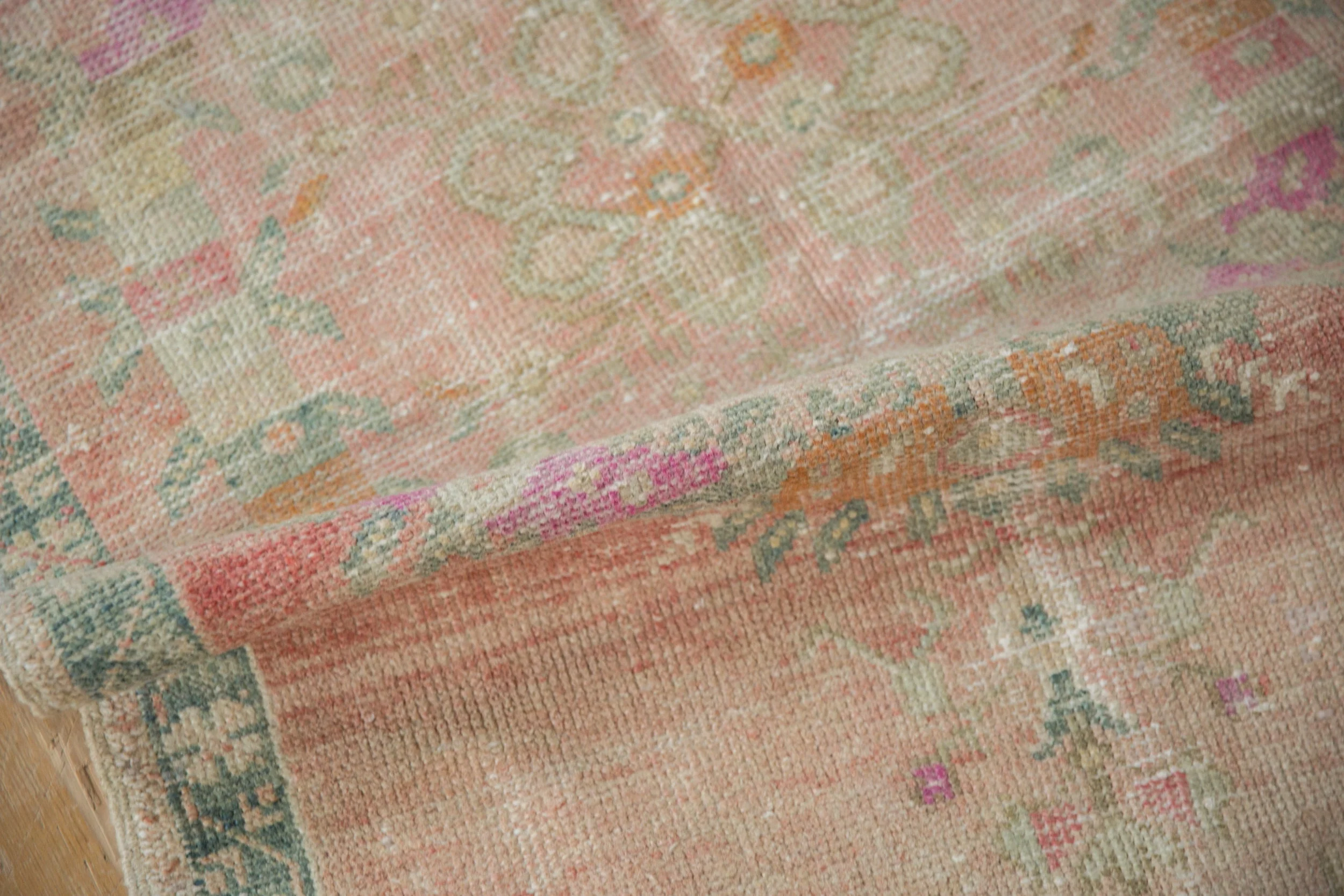 2.5x5.5 Vintage Distressed Oushak Rug Runner - Image 9