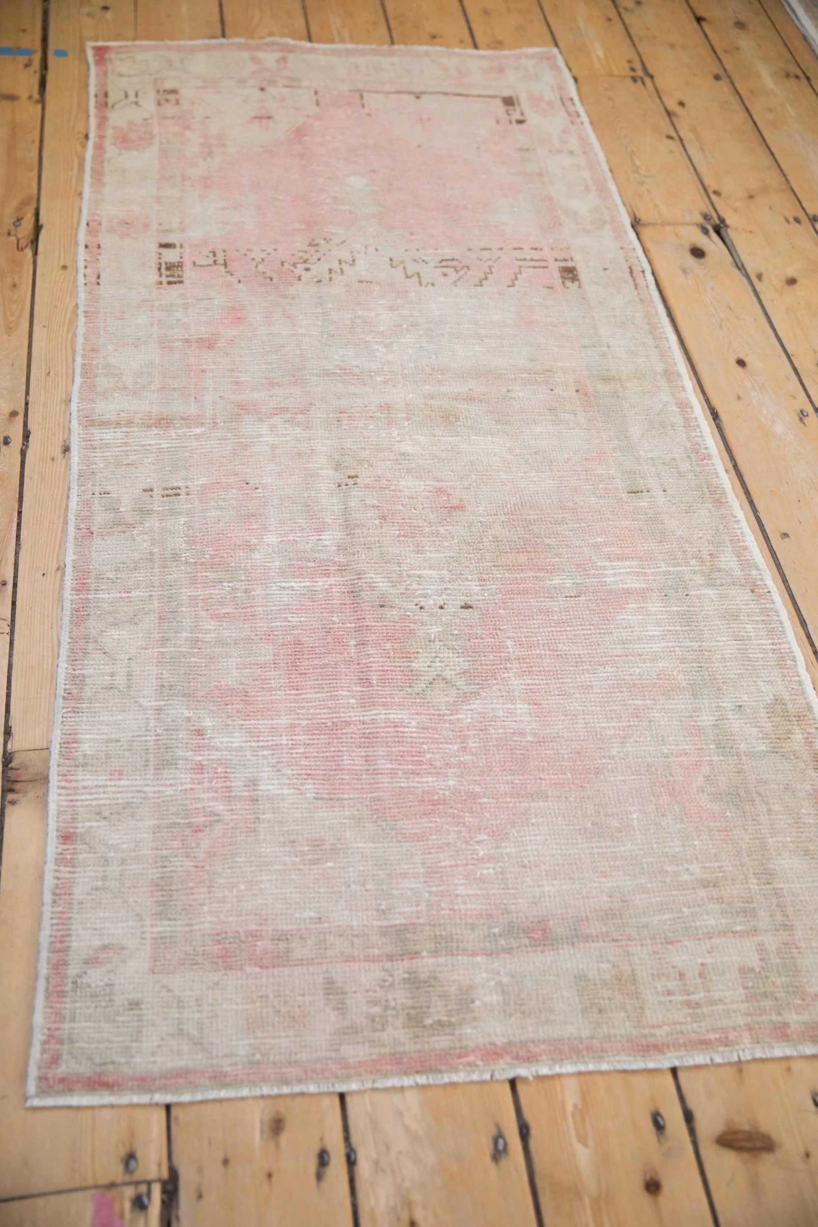 2.5x5.5 Vintage Distressed Oushak Rug Runner - Image 6