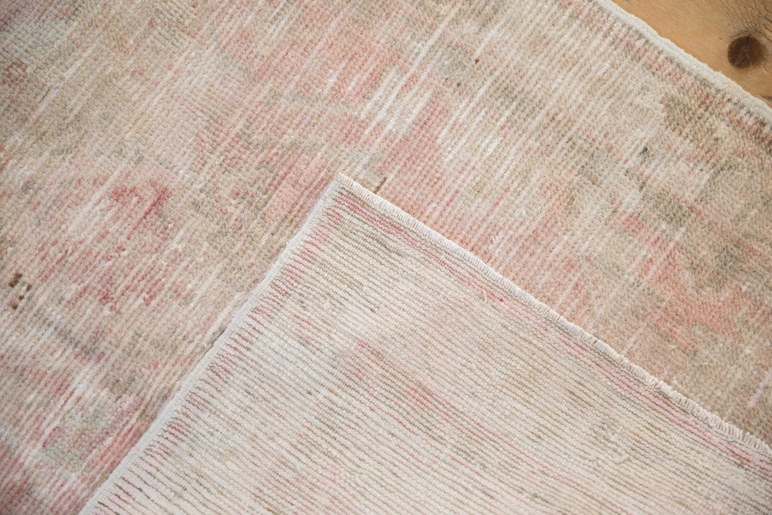 2.5x5.5 Vintage Distressed Oushak Rug Runner - Image 9