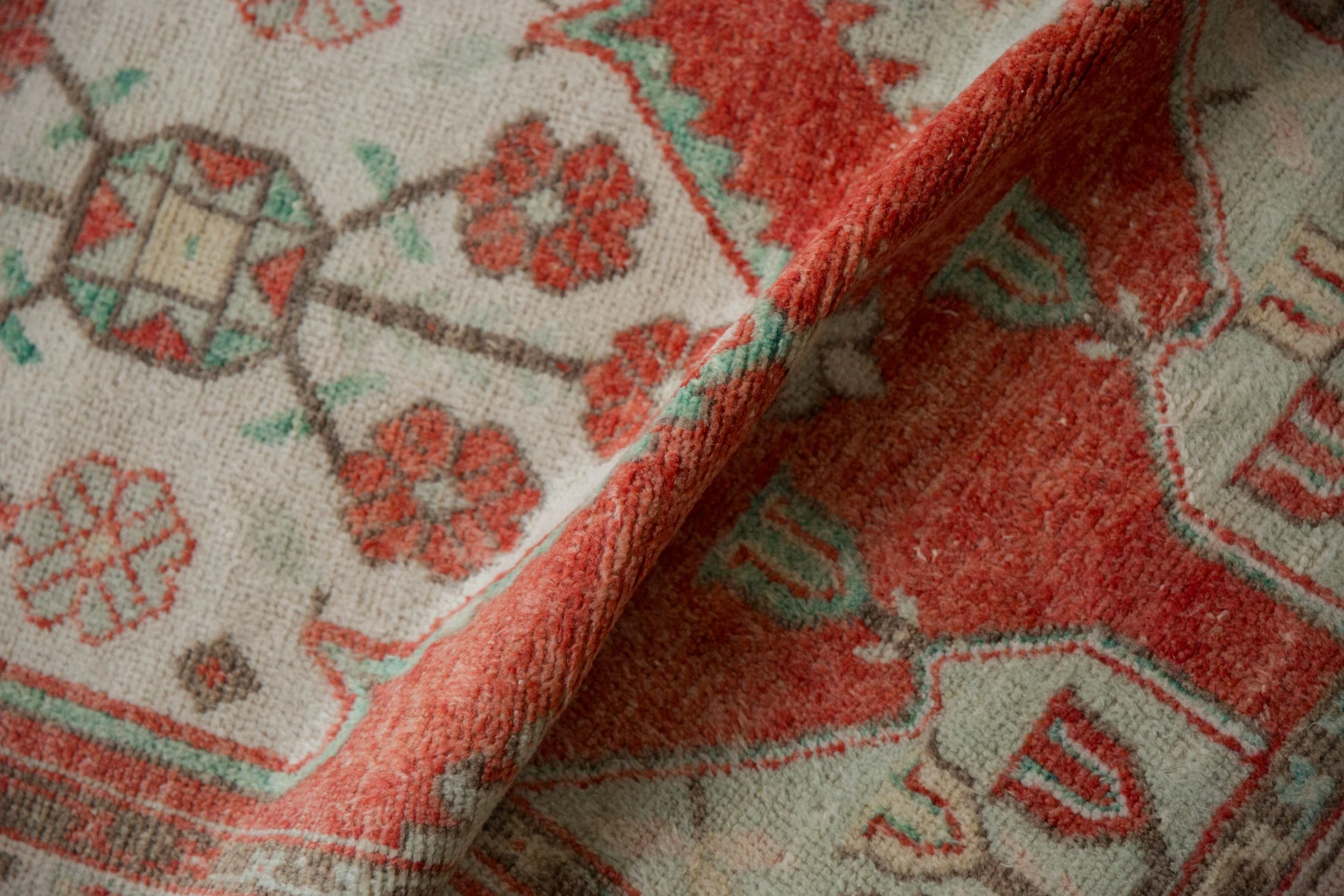 2.5x5.5 Vintage Distressed Oushak Rug Runner - Image 11