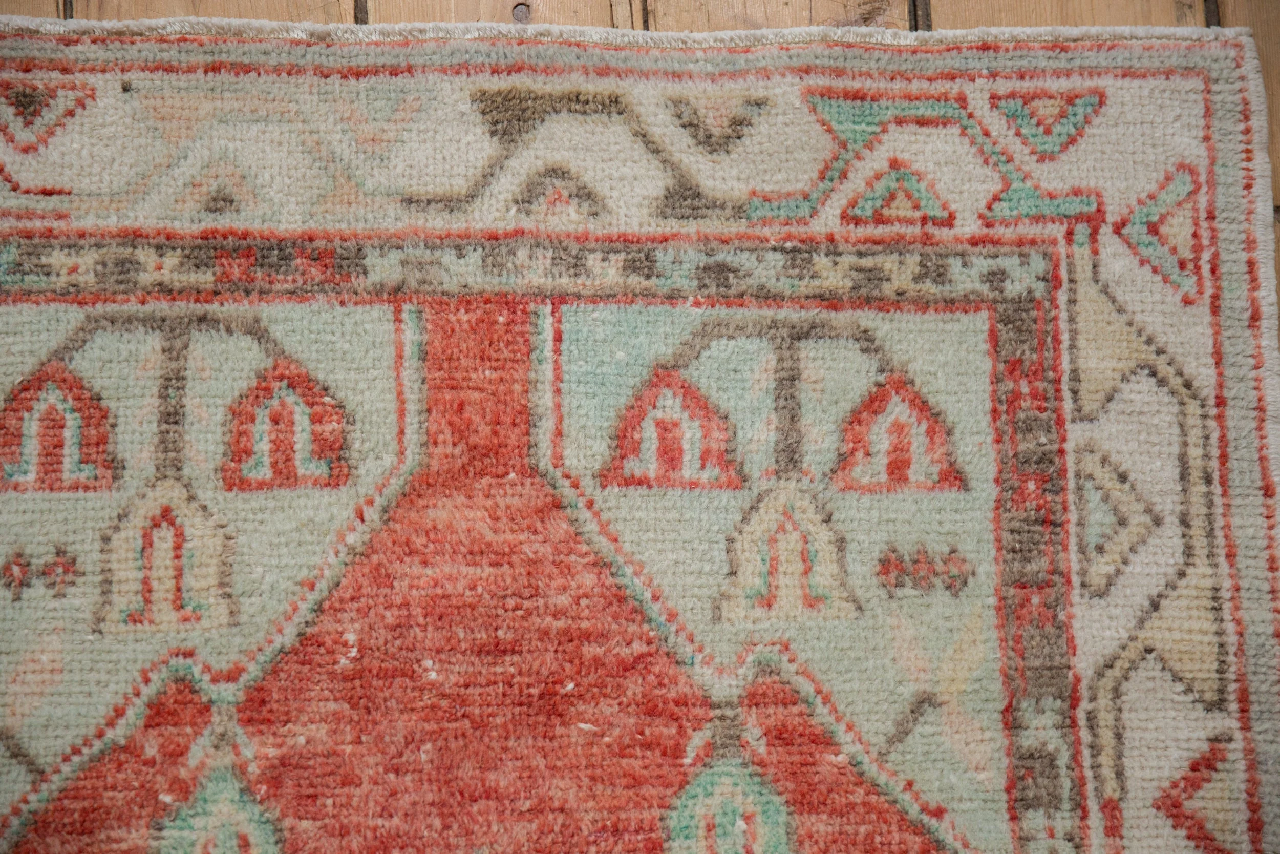 2.5x5.5 Vintage Distressed Oushak Rug Runner - Image 4