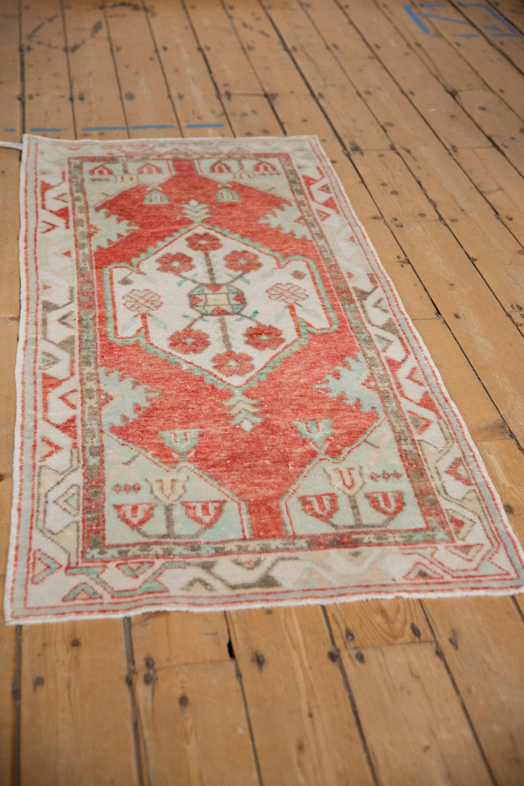 2.5x5.5 Vintage Distressed Oushak Rug Runner - Image 5