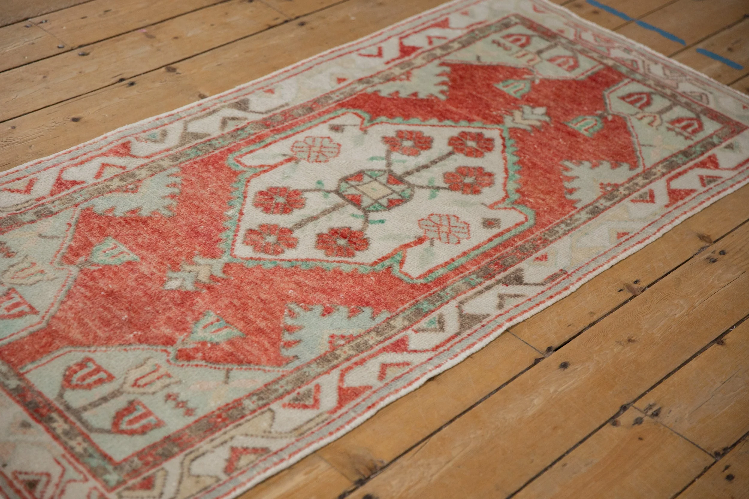 2.5x5.5 Vintage Distressed Oushak Rug Runner - Image 6