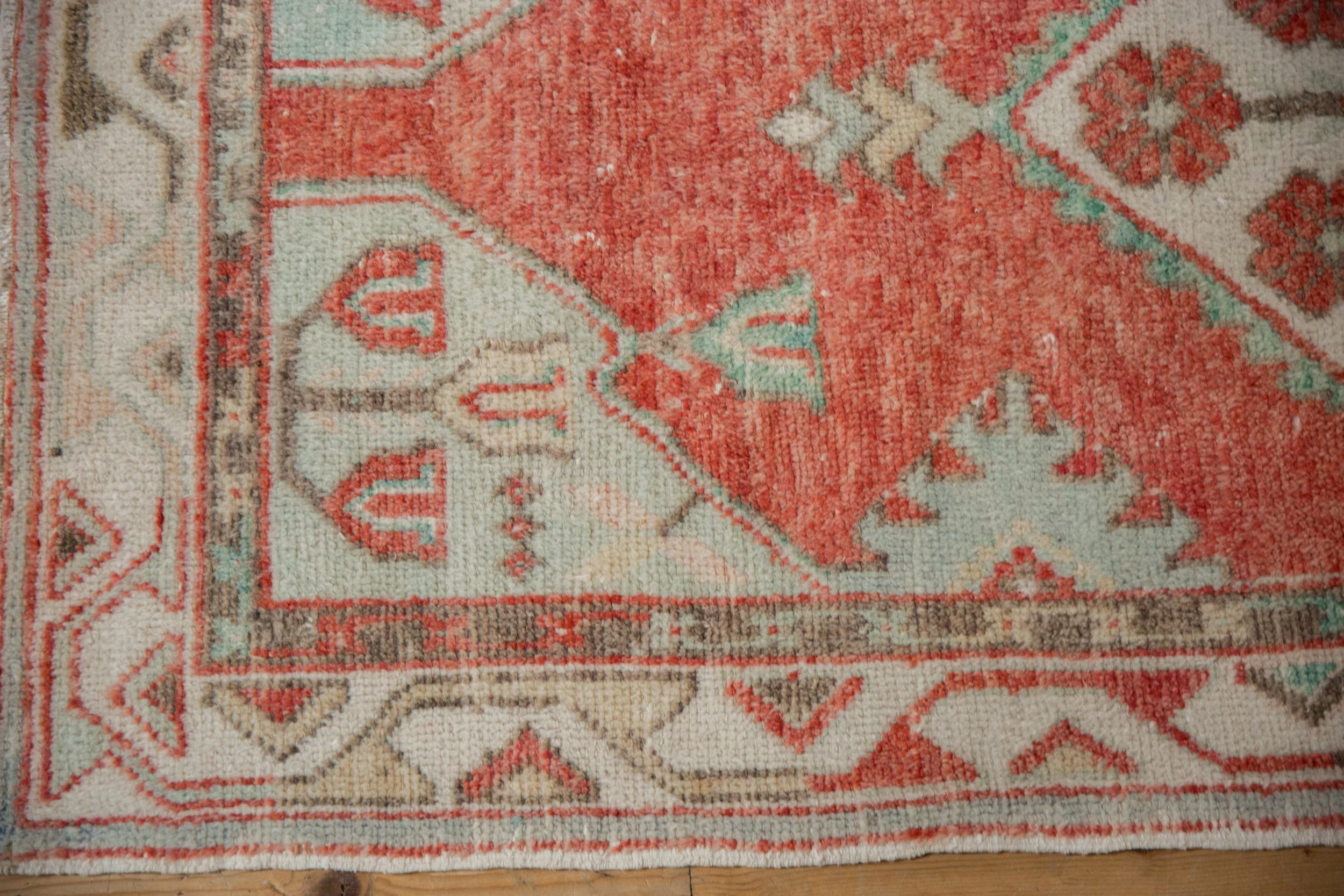 2.5x5.5 Vintage Distressed Oushak Rug Runner - Image 7