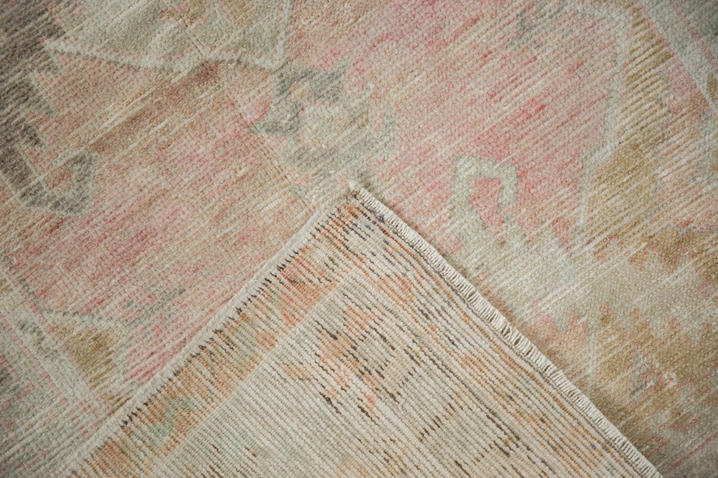 2.5x5.5 Vintage Distressed Oushak Rug Runner - Image 10