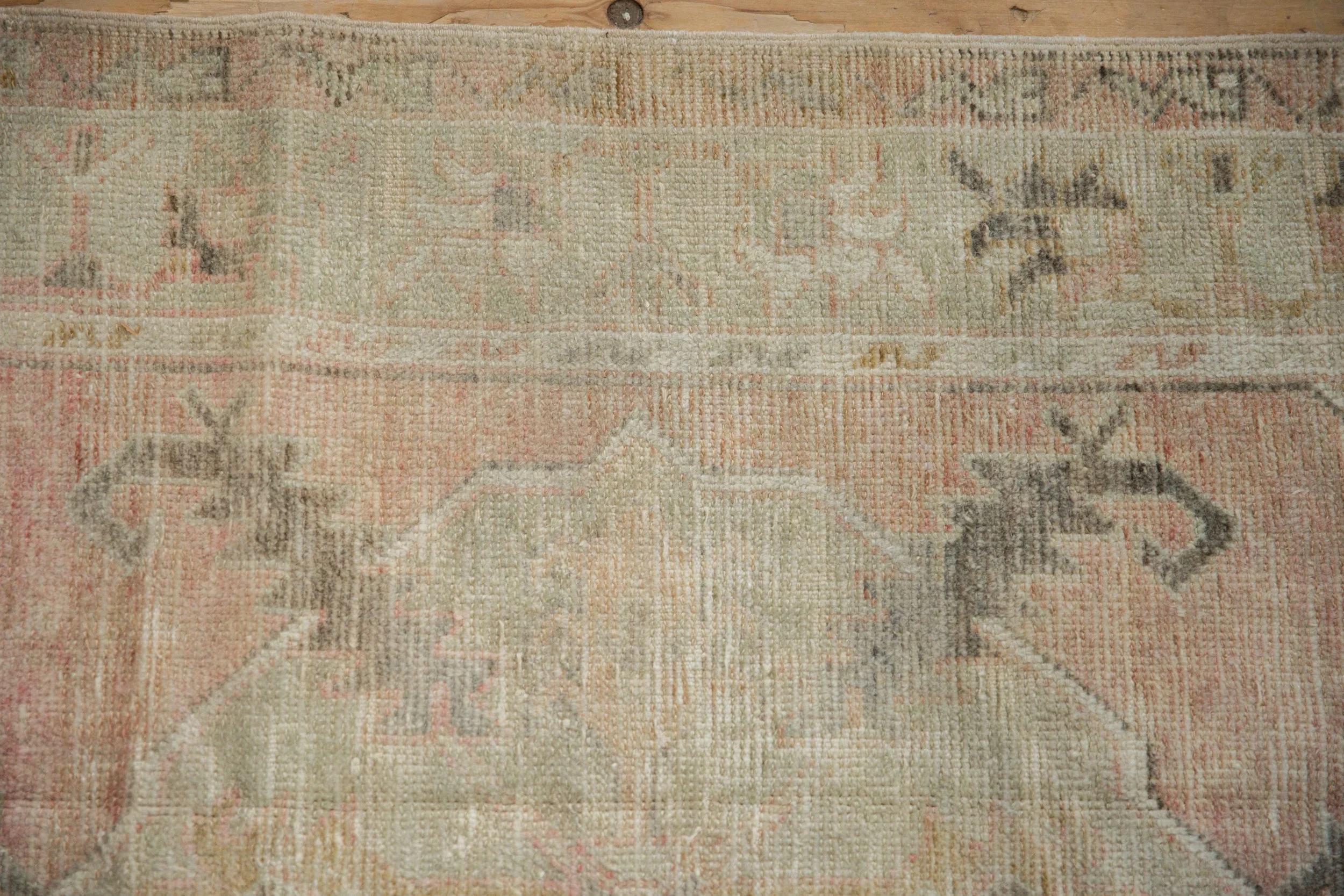 2.5x5.5 Vintage Distressed Oushak Rug Runner - Image 3