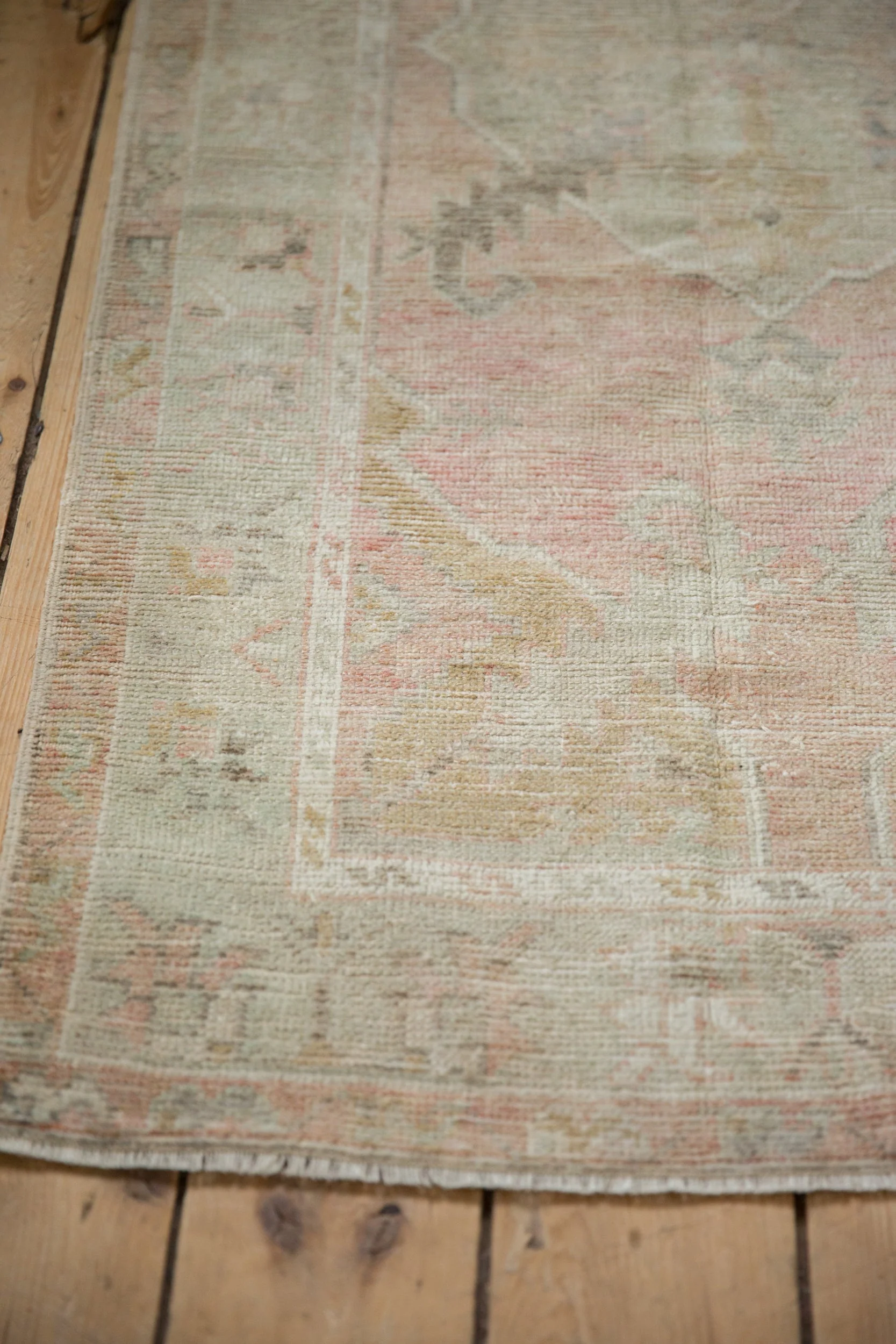 2.5x5.5 Vintage Distressed Oushak Rug Runner - Image 7