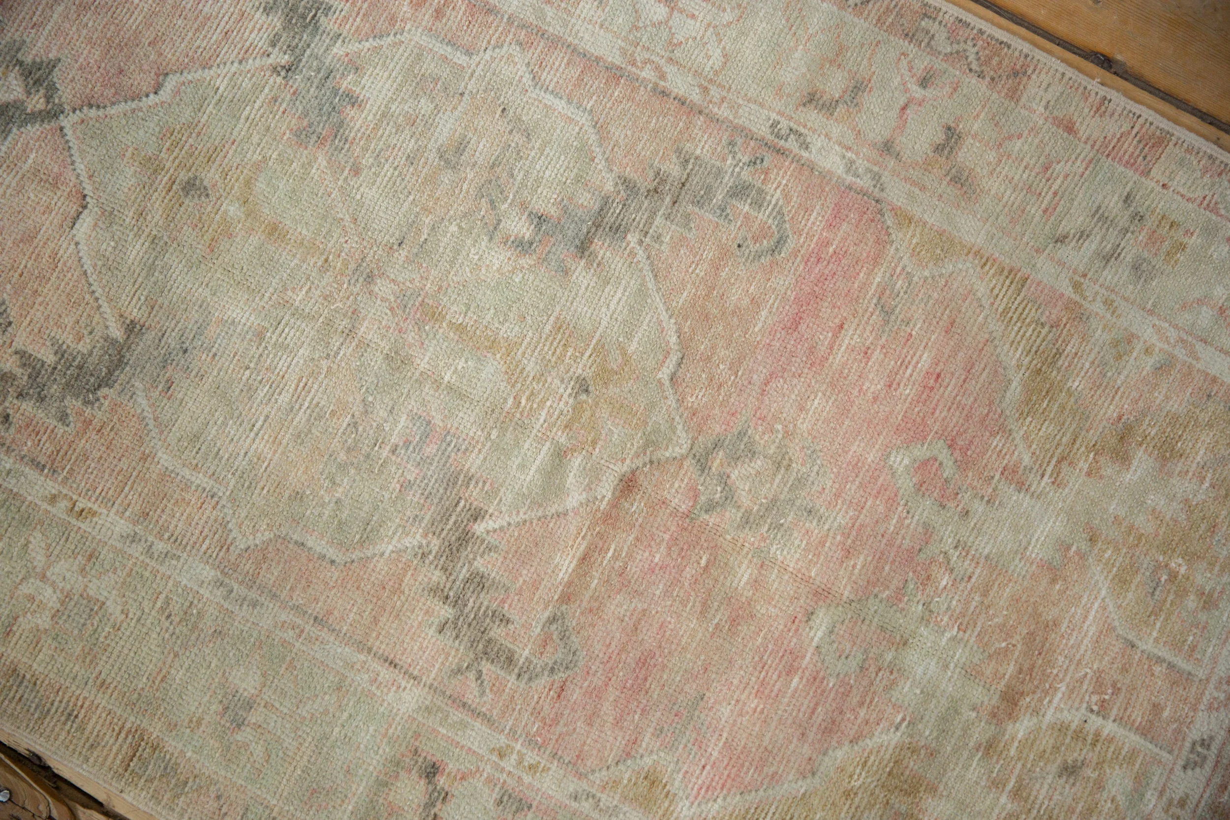 2.5x5.5 Vintage Distressed Oushak Rug Runner - Image 8