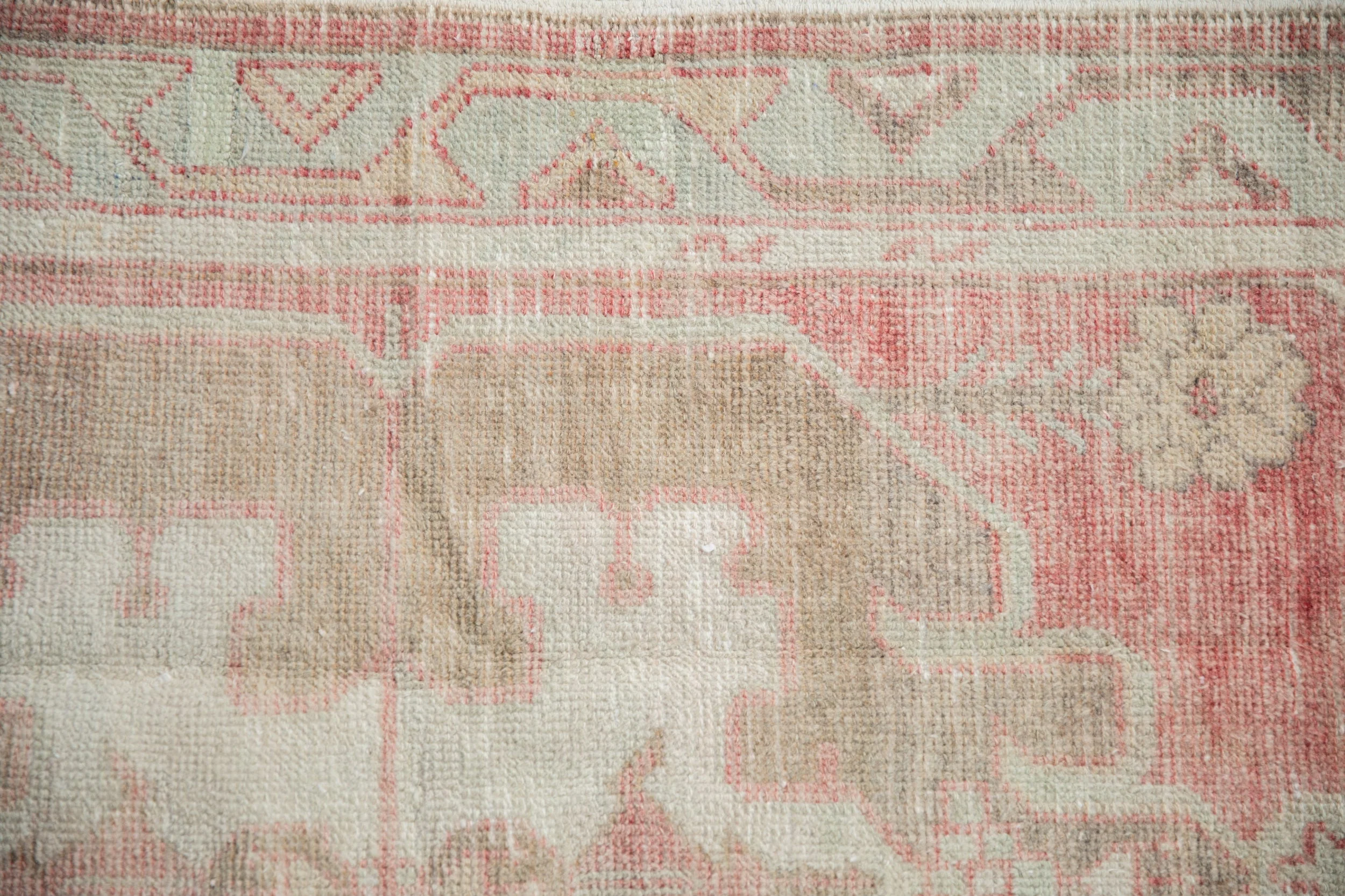 2.5x5.5 Vintage Distressed Oushak Rug Runner - Image 3