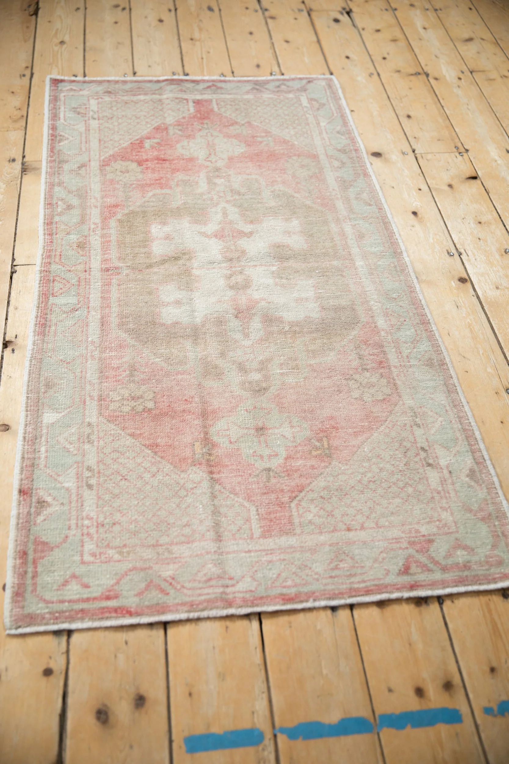 2.5x5.5 Vintage Distressed Oushak Rug Runner - Image 7