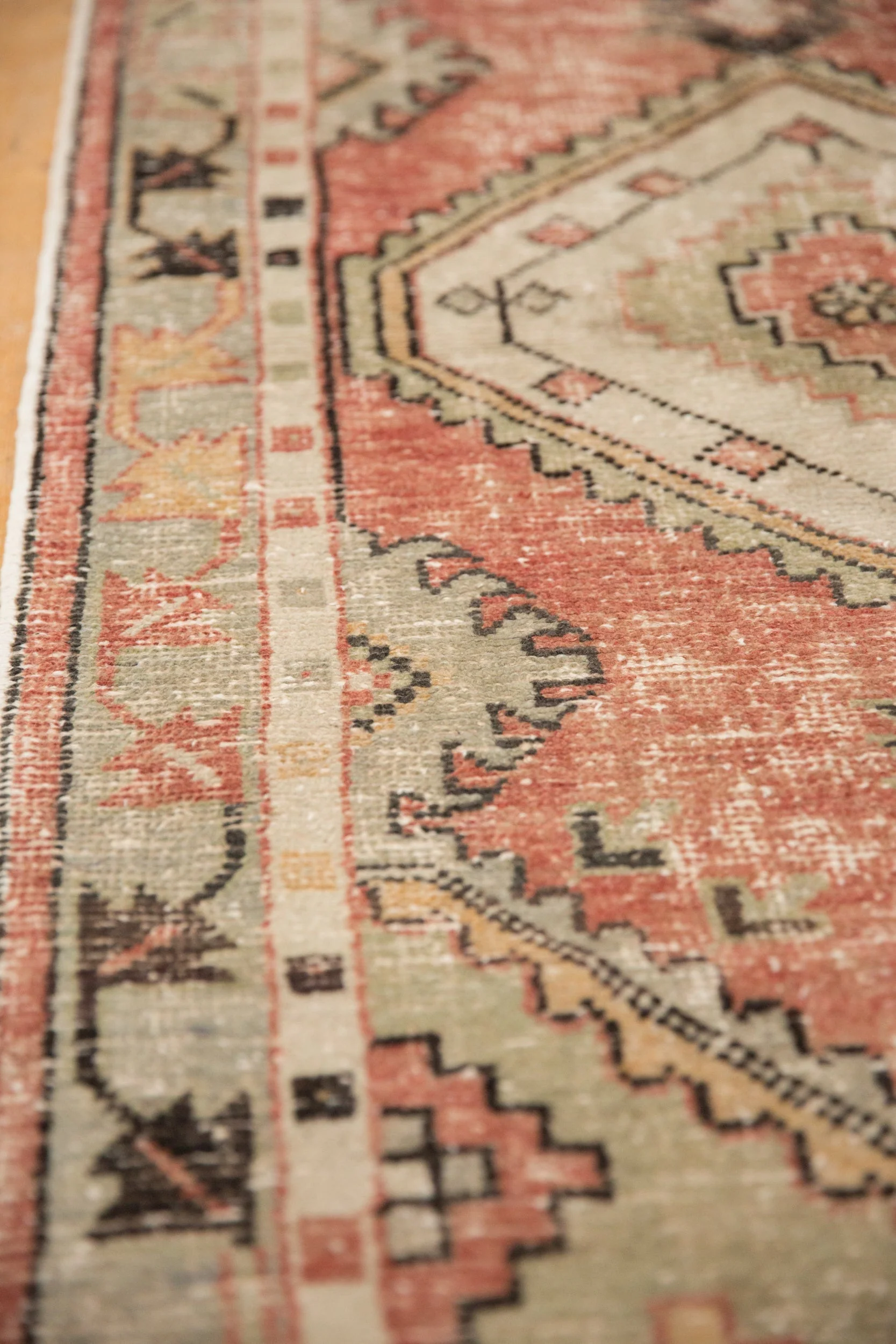 2.5x5.5 Vintage Distressed Oushak Rug Runner - Image 6