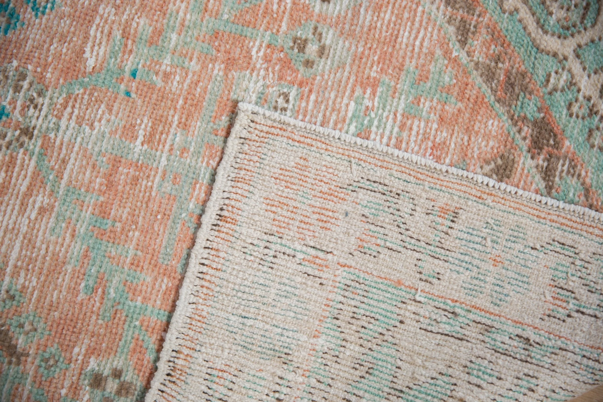 2.5x5.5 Vintage Distressed Oushak Rug Runner - Image 7