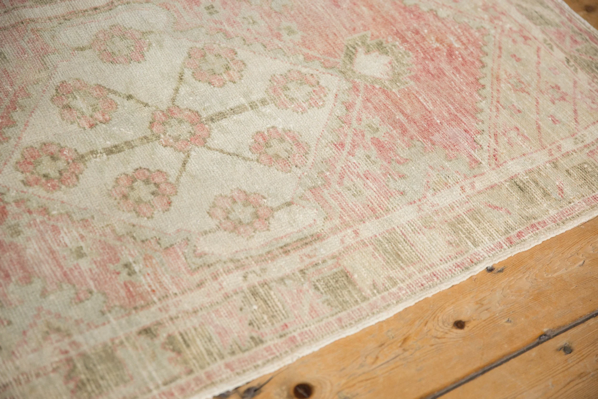 2.5x5.5 Vintage Distressed Oushak Rug Runner - Image 10