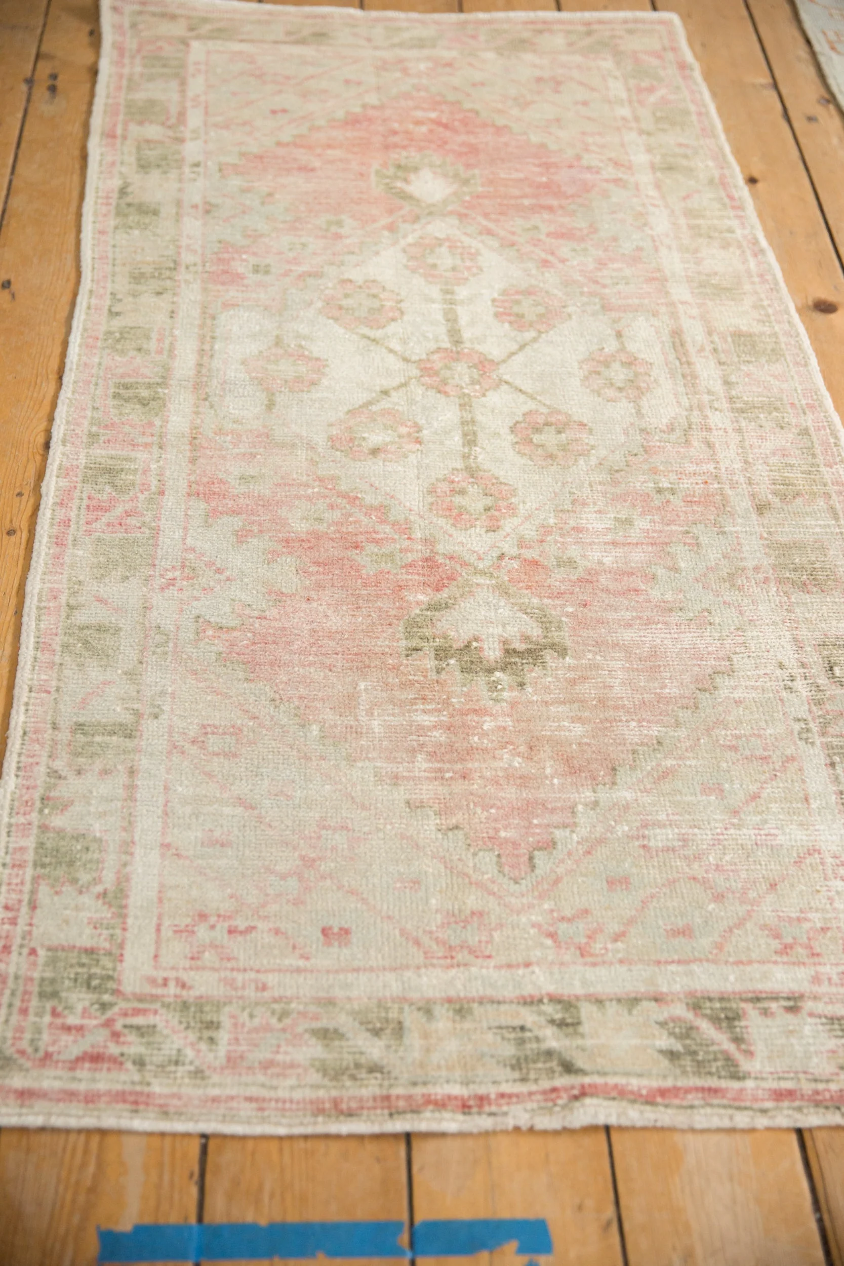 2.5x5.5 Vintage Distressed Oushak Rug Runner - Image 5