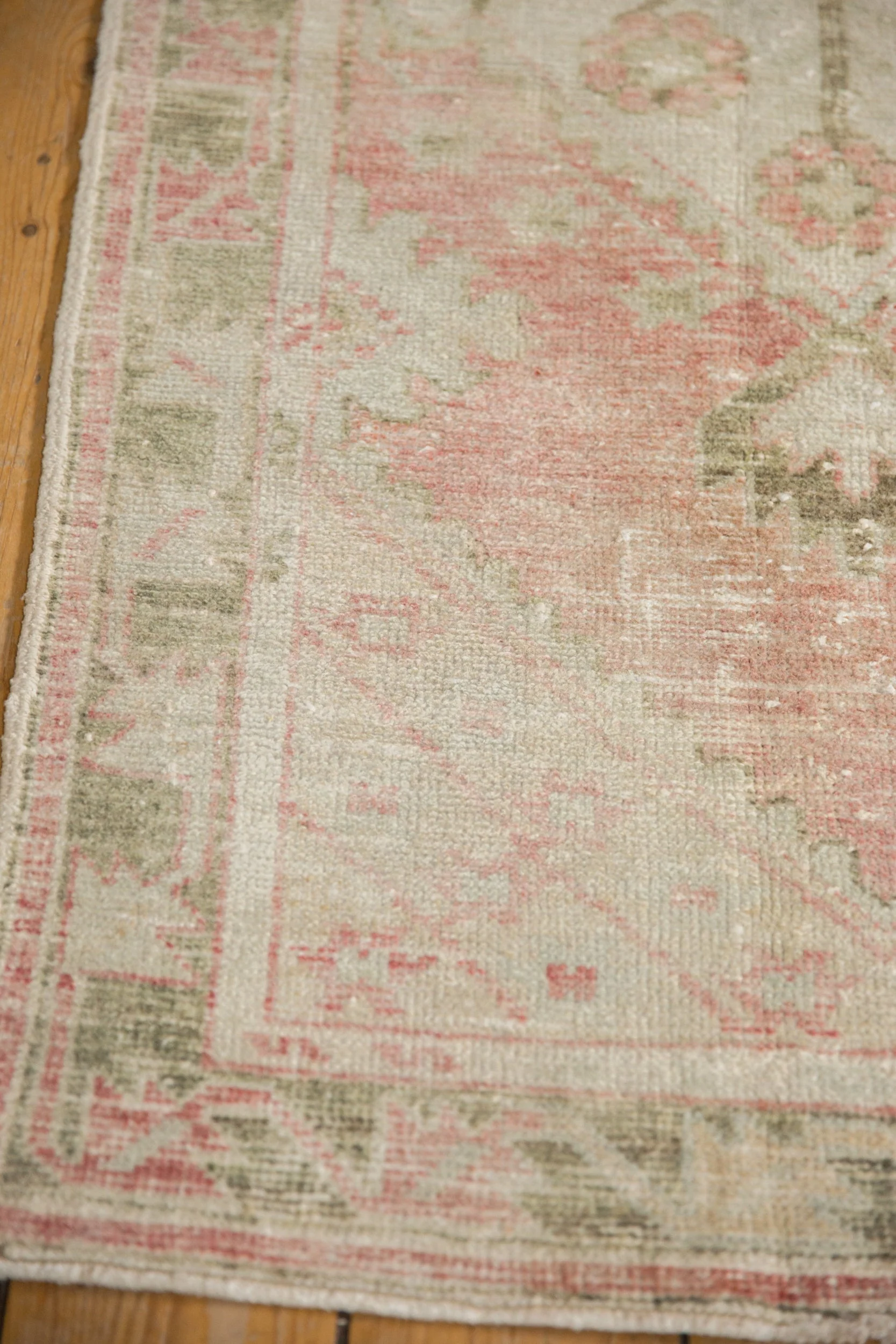 2.5x5.5 Vintage Distressed Oushak Rug Runner - Image 6