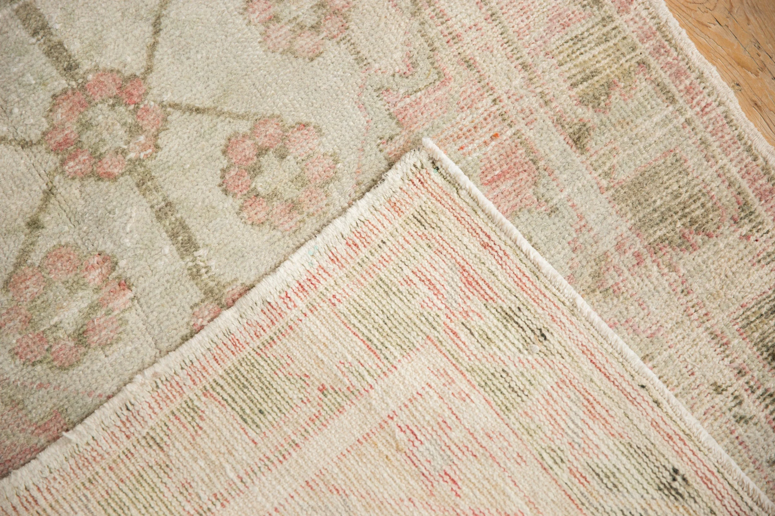 2.5x5.5 Vintage Distressed Oushak Rug Runner - Image 8