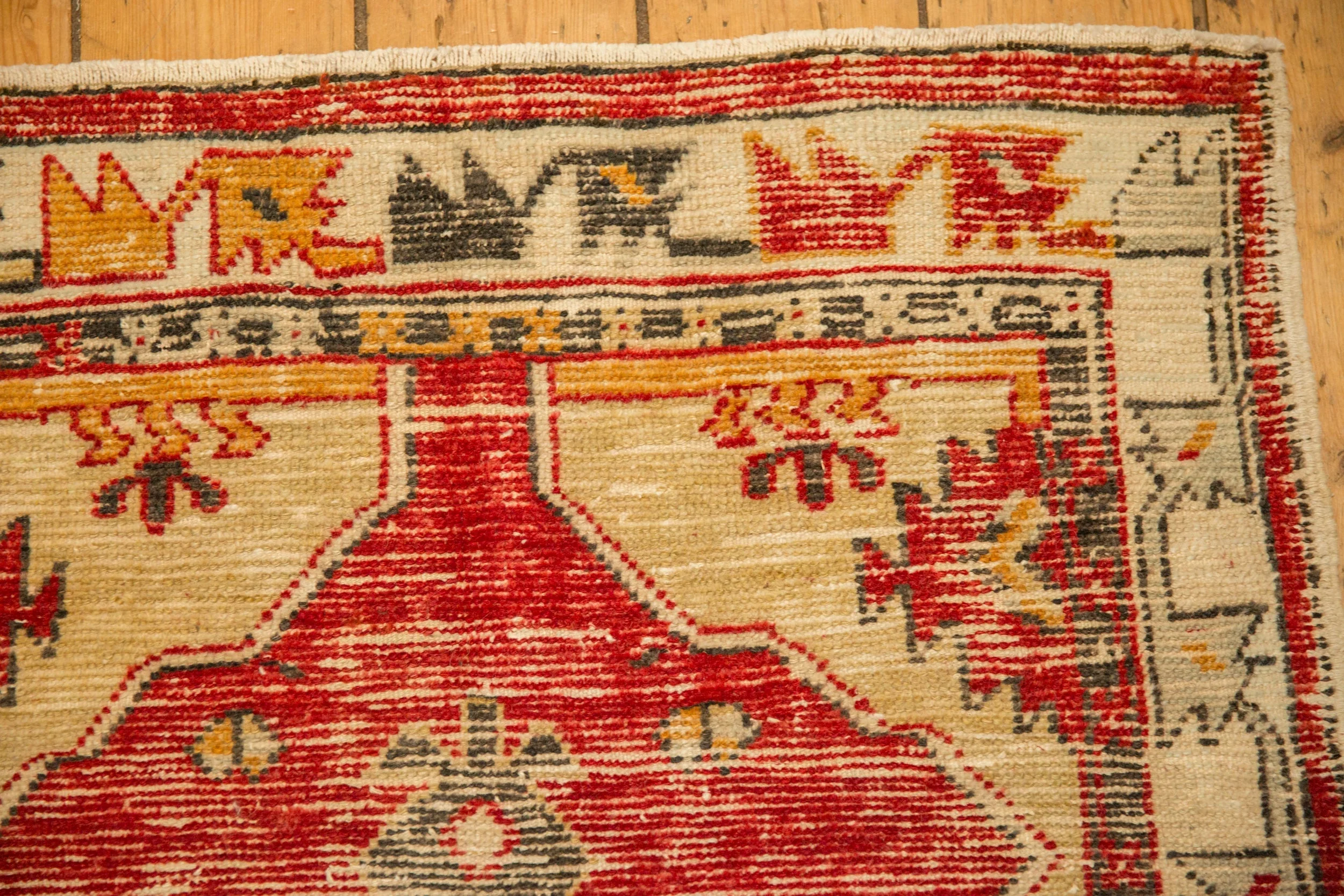 2.5x5.5 Vintage Distressed Oushak Rug Runner - Image 3