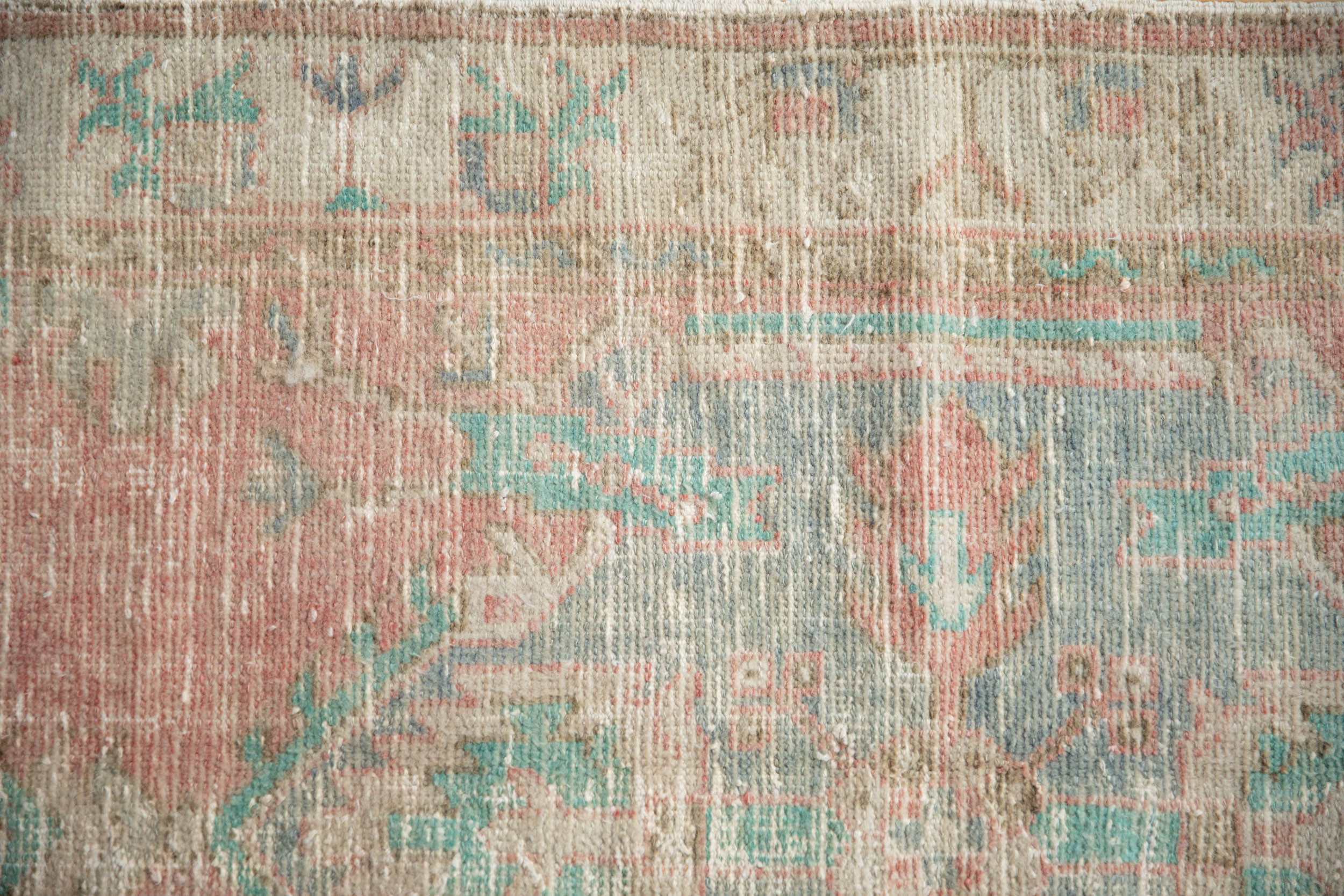 2.5x5.5 Vintage Distressed Oushak Rug Runner - Image 3