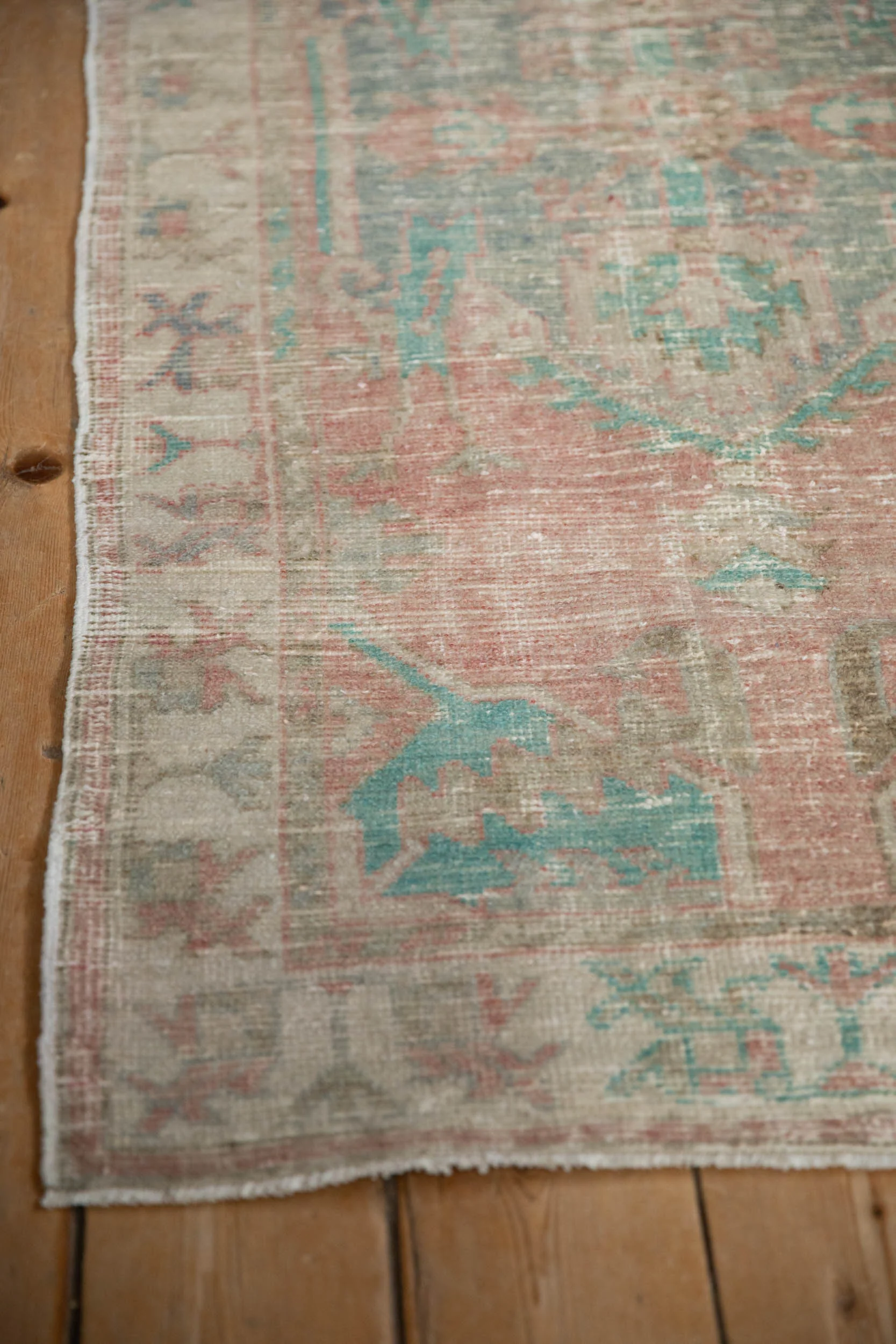 2.5x5.5 Vintage Distressed Oushak Rug Runner - Image 5