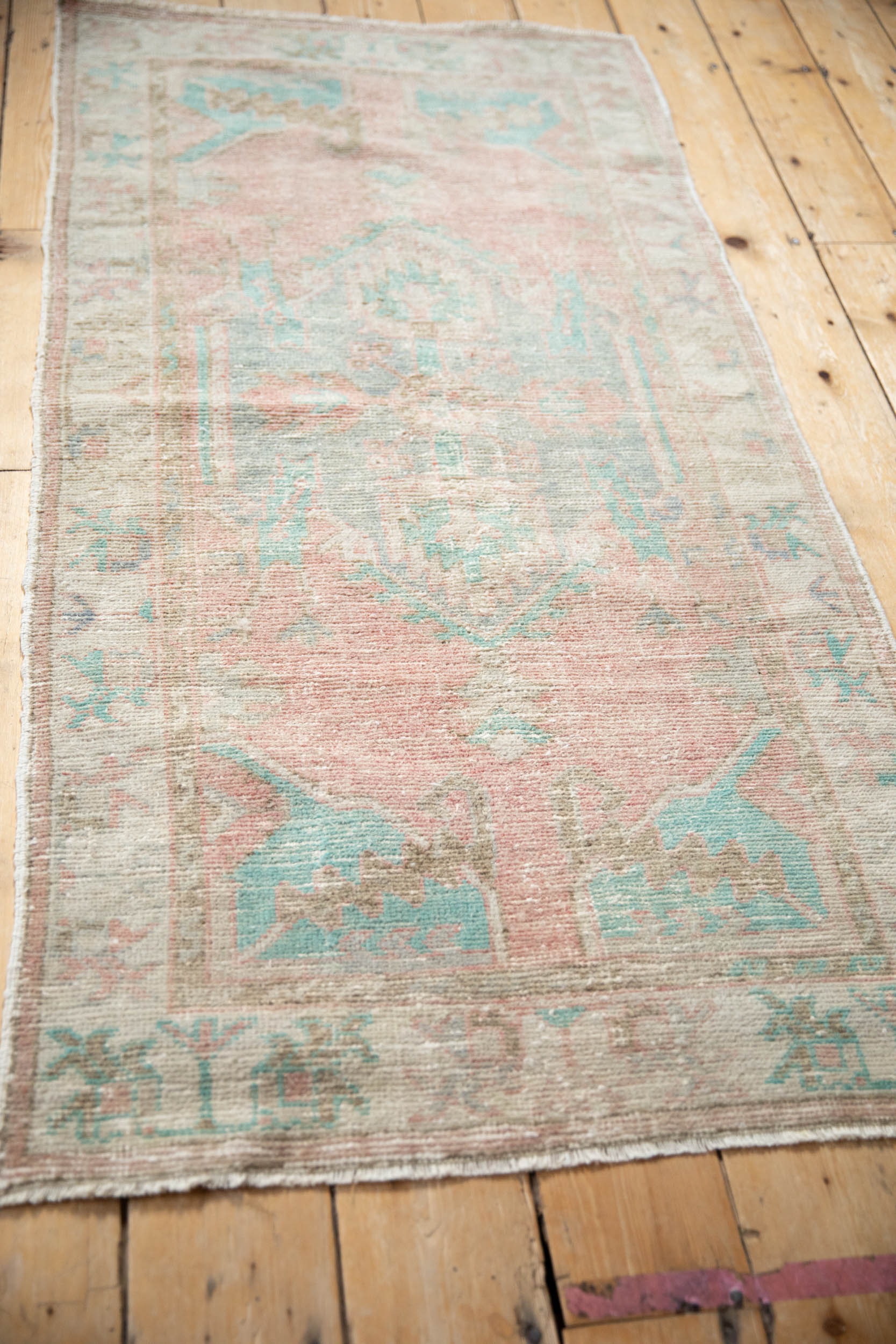 2.5x5.5 Vintage Distressed Oushak Rug Runner - Image 6
