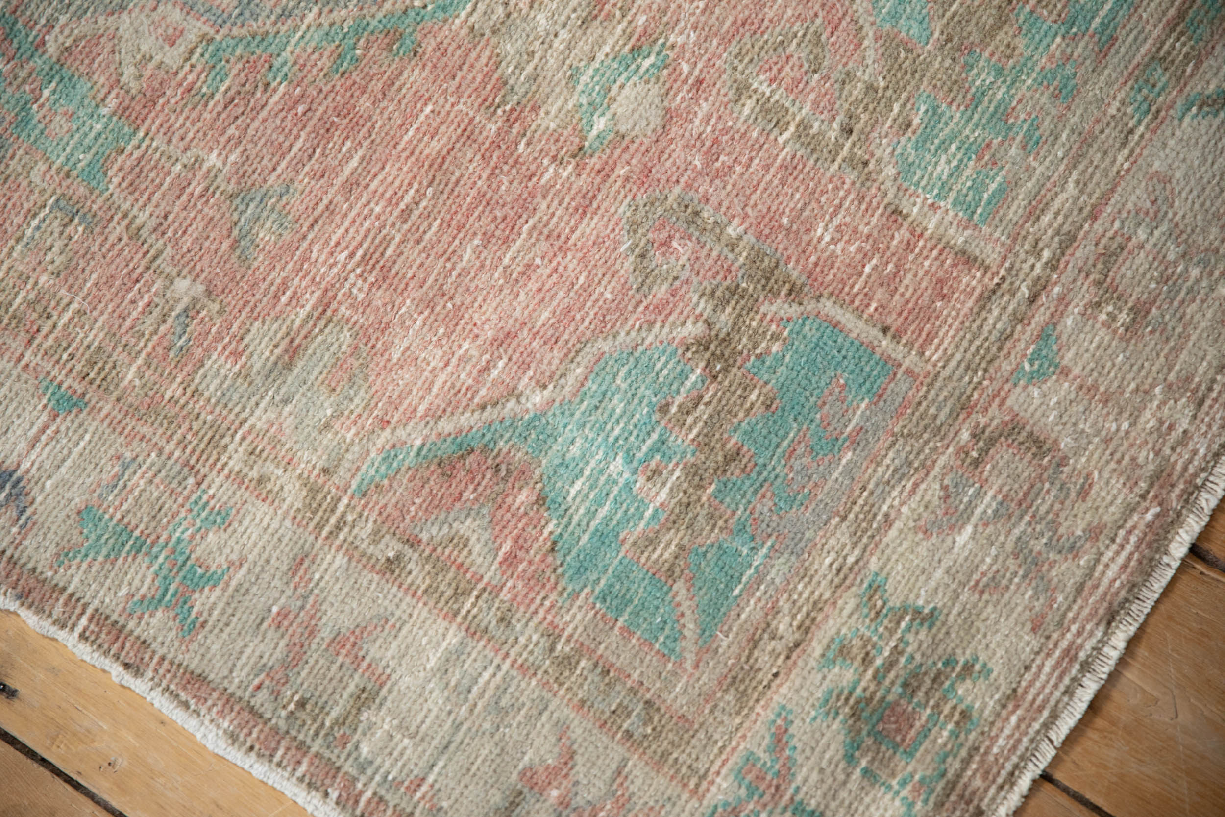 2.5x5.5 Vintage Distressed Oushak Rug Runner - Image 7