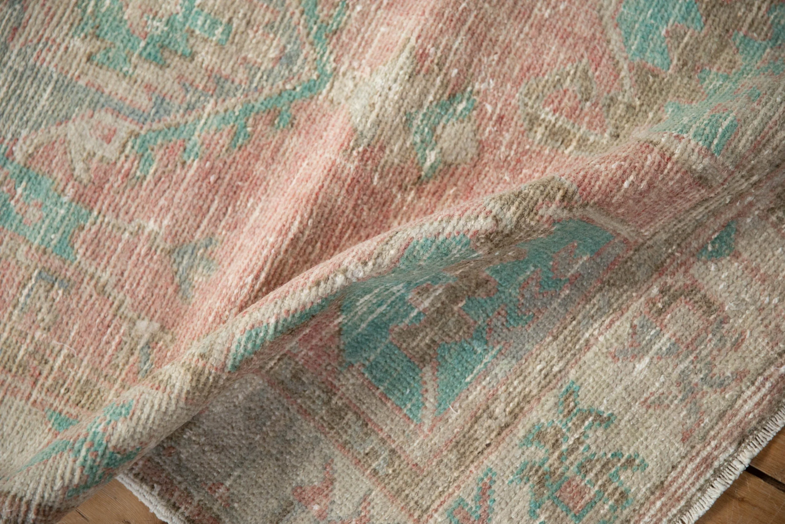 2.5x5.5 Vintage Distressed Oushak Rug Runner - Image 8