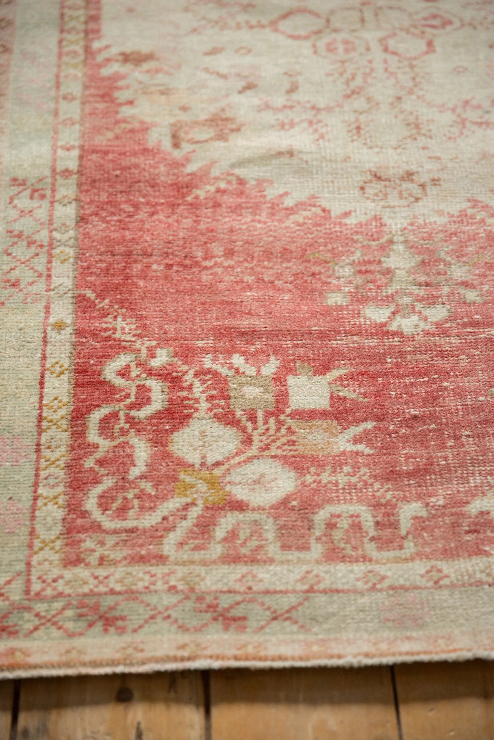 2.5x5.5 Vintage Distressed Oushak Rug Runner - Image 7