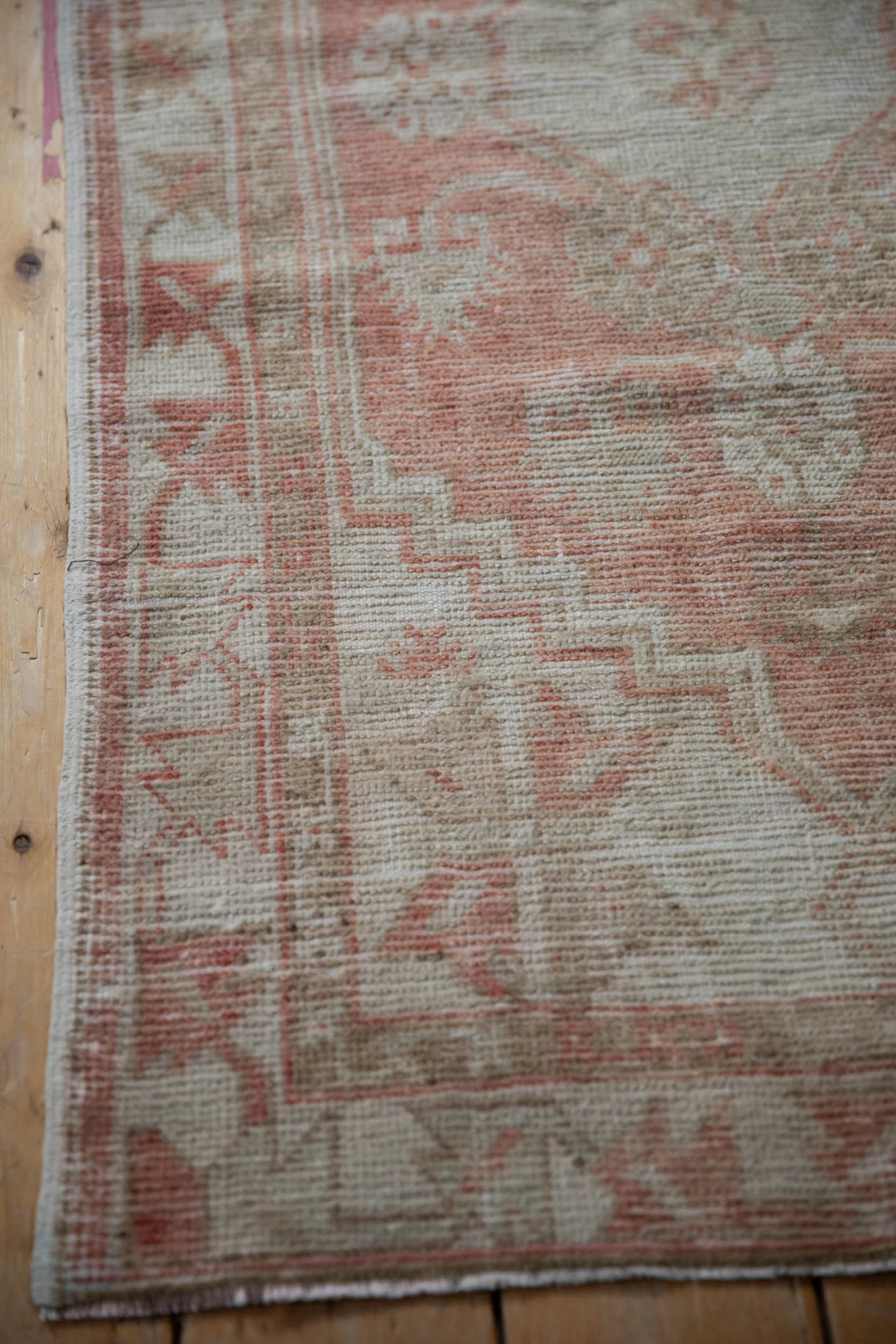 2.5x5.5 Vintage Distressed Oushak Rug Runner - Image 8